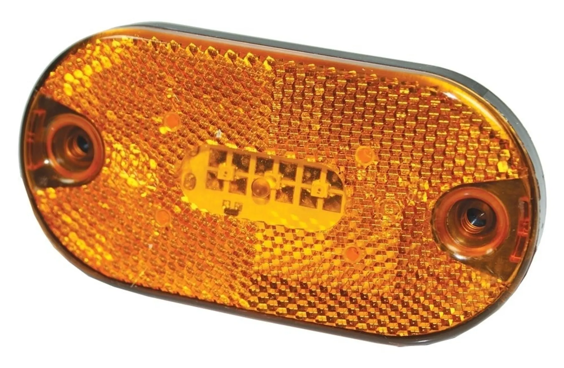 ML - LED-Seitenmarkierleuchte 24V 110 x 55 mm, Abdeckung für 2-Pol-Stecker optional (Art-nr. 500999)
