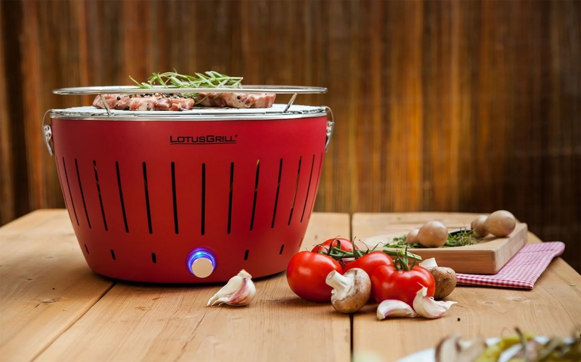 Lotus Grill-Set Feuerrot 5-teilig