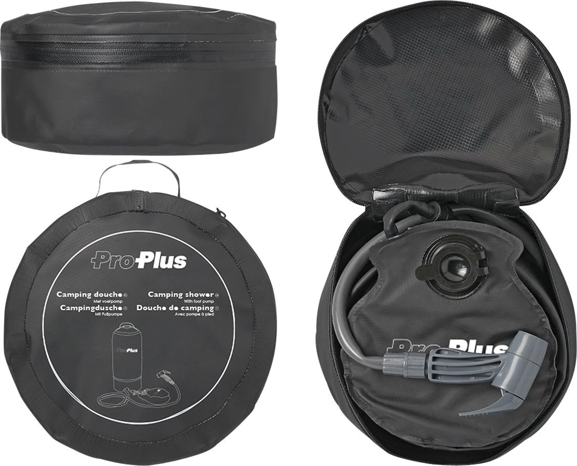 Douche de camping PAT 11 litres avec pompe à pied