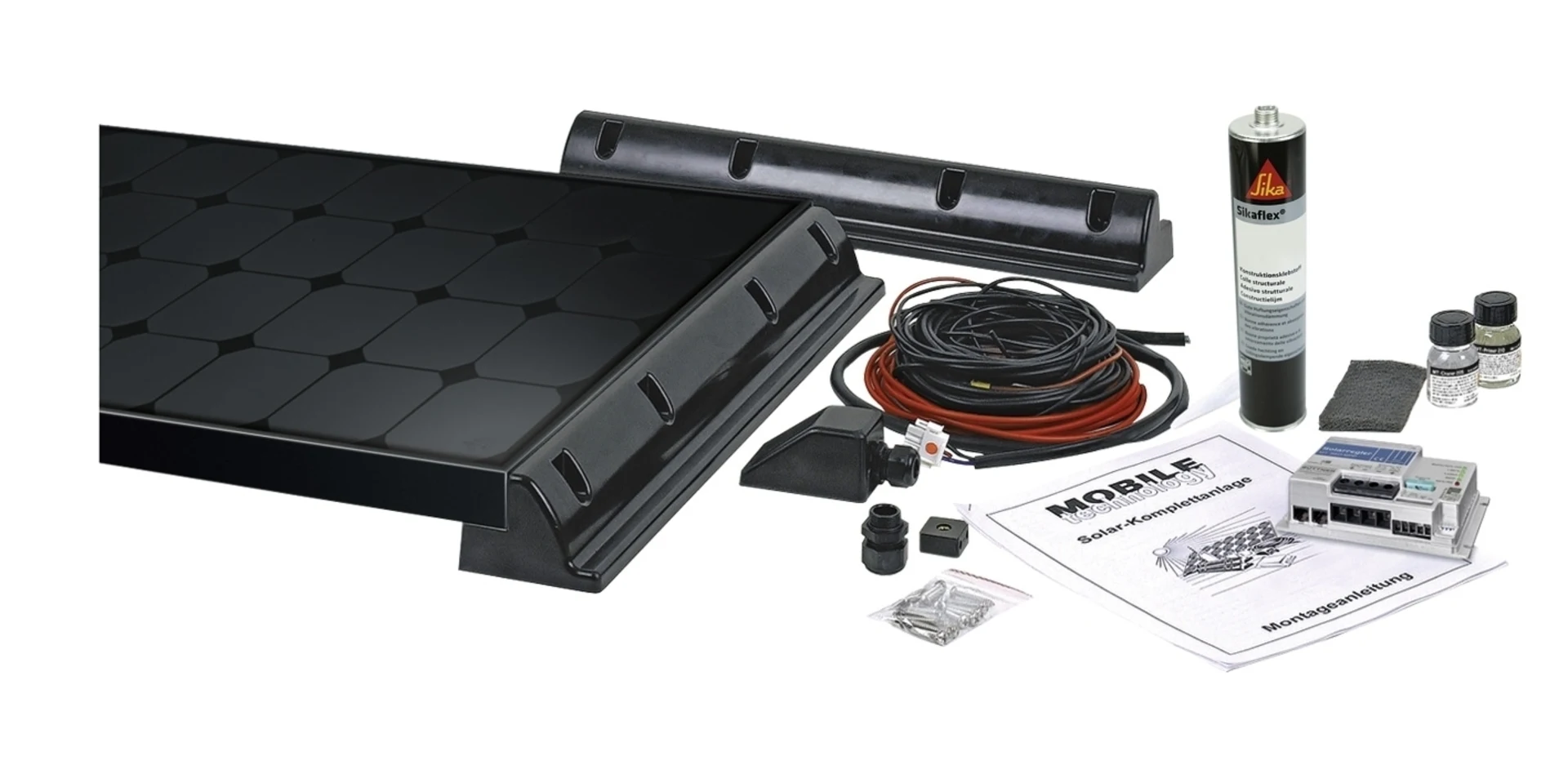 Büttner Elektronik Power Line MT 210 Solar-Komplettanlage 1 x 210 W