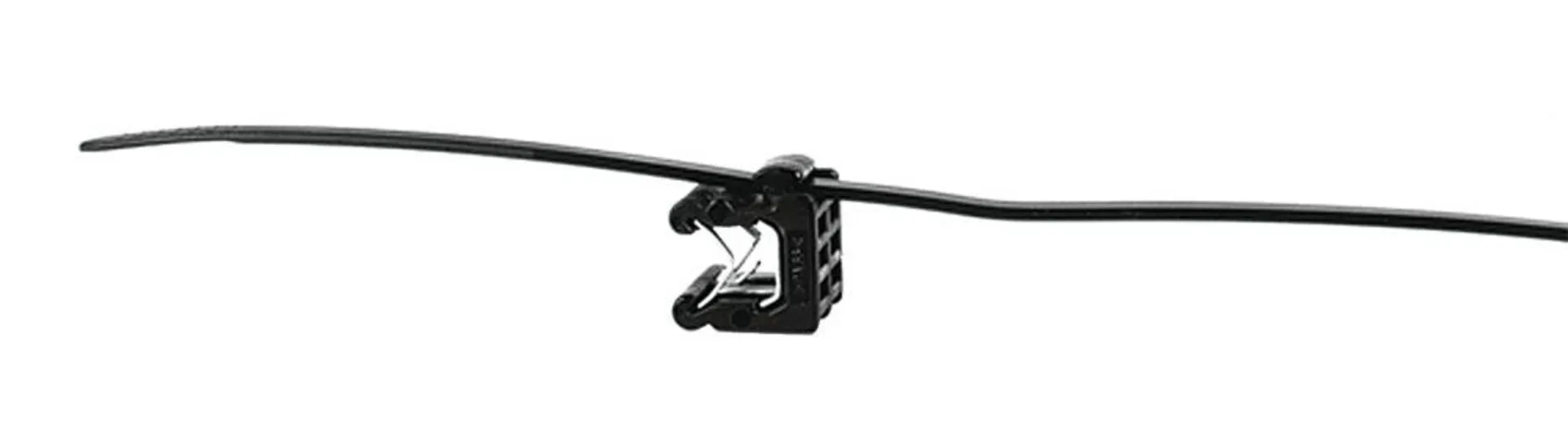 Chassis-Kabelbinder EdgeClip 4.6 x 200 mm sz für Wandstärken von 3.0-6.0mm
