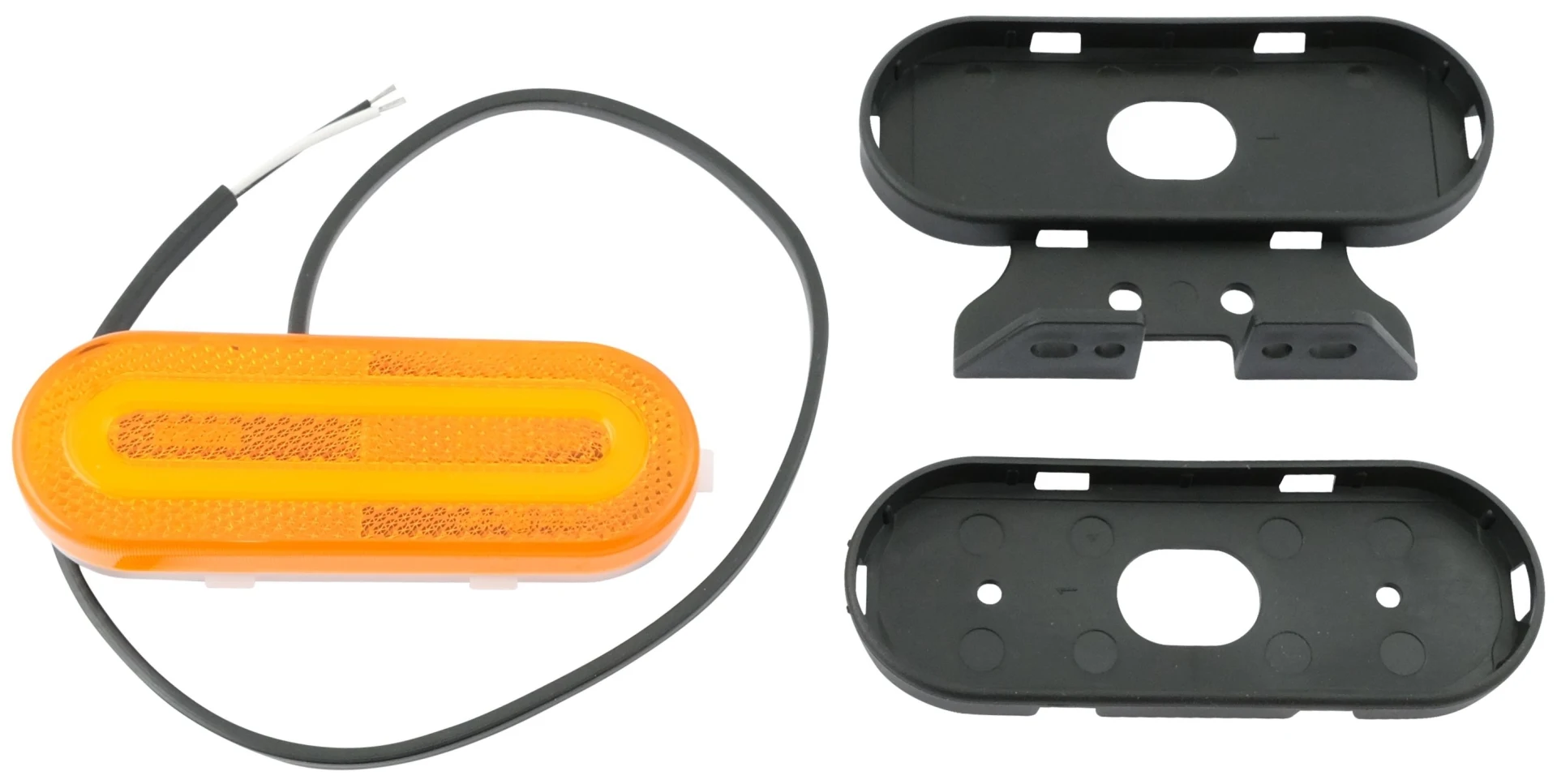 Fristom LED-Seitenmarkierleuchte mit Halter 12/24 V