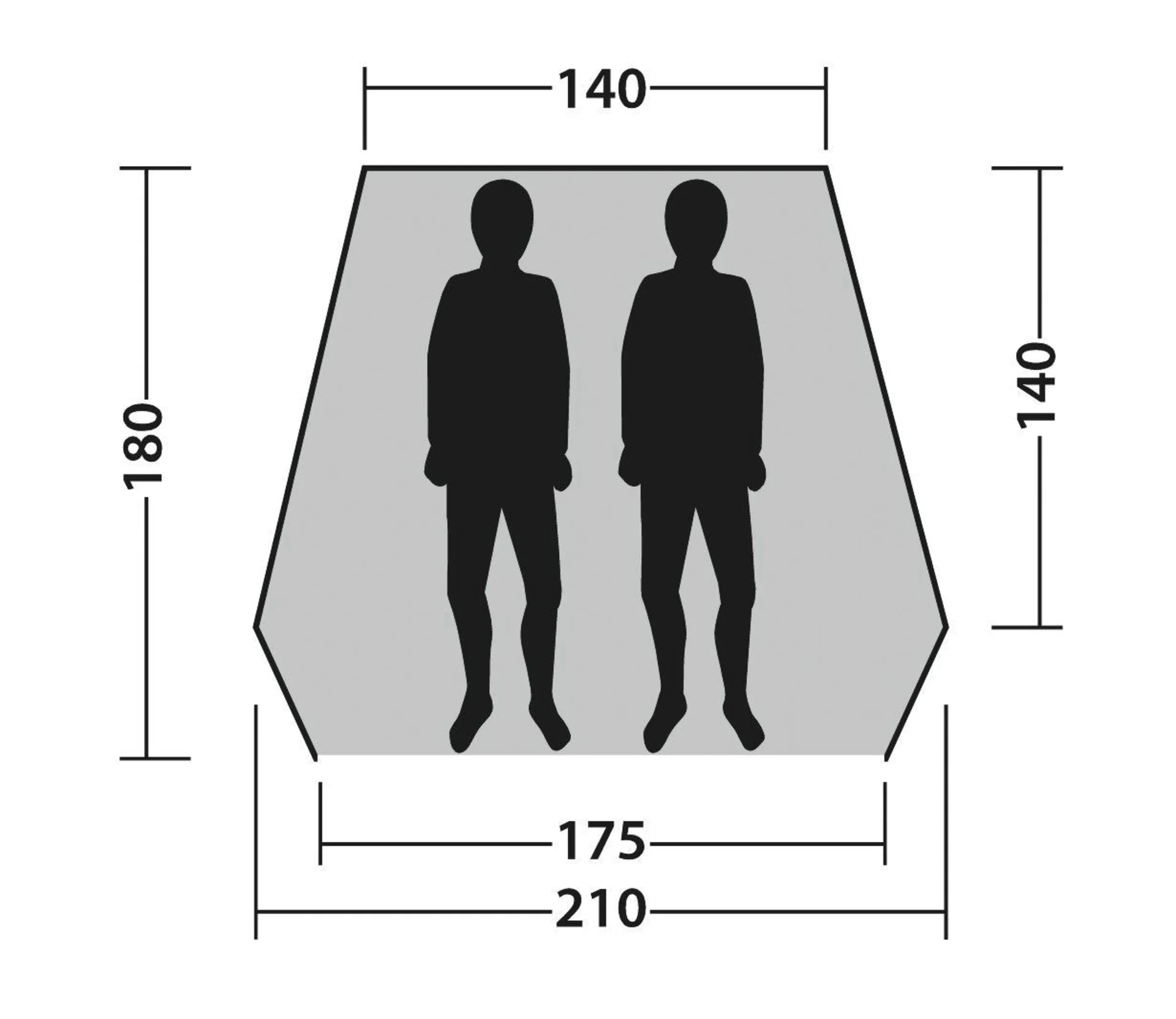 Outwell Beach Shelter Compton 2 Strandzelt für 2 Personen