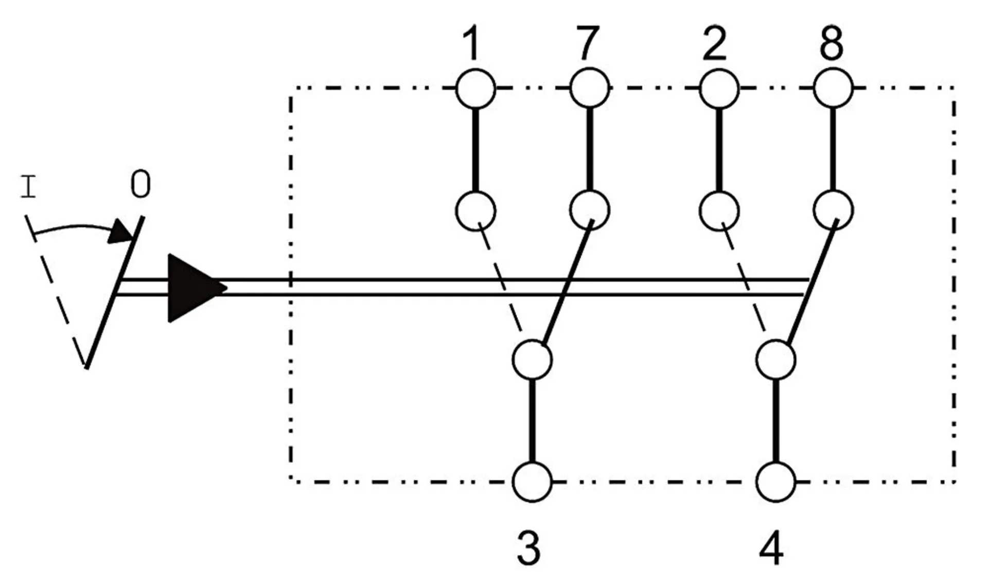 APEM - Wippschalter 2x 1