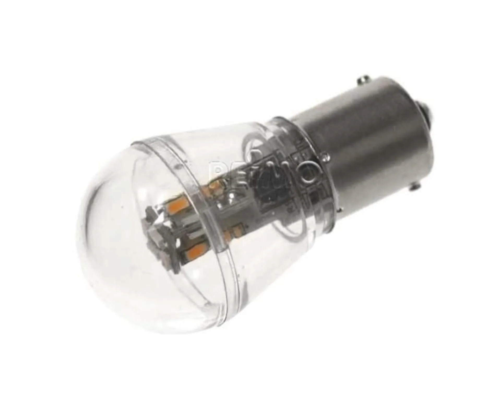 LED BA15S, 0,6W, 50 lumens, 16 SMD blanc chaud