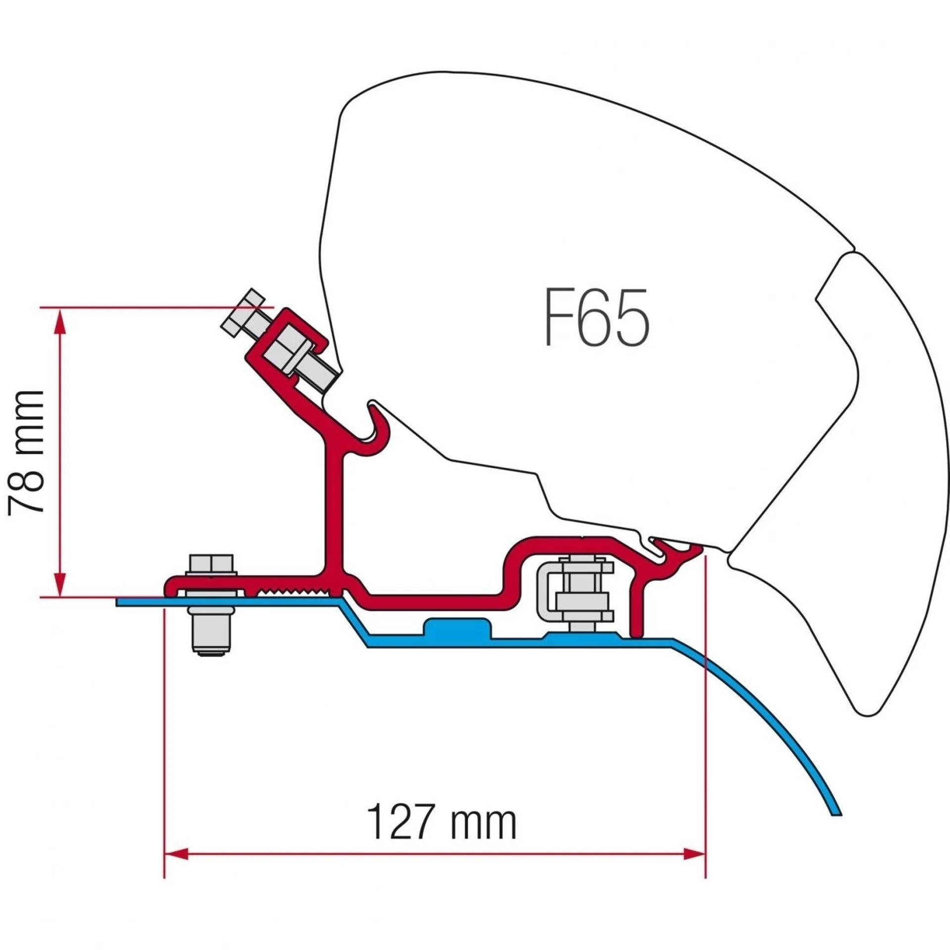 F65/F80 Kit Fiat Ducato - Citroen Jumper - Peugeot