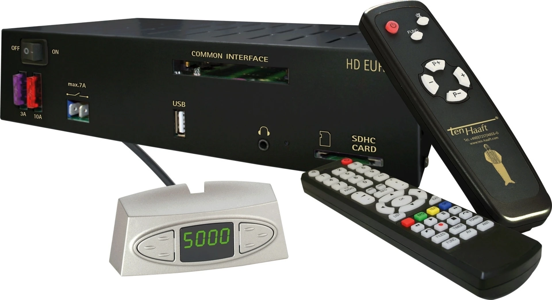 Ten Haaft Sat-Anlage Oyster HDTV inkl. HD-Receiver Europe