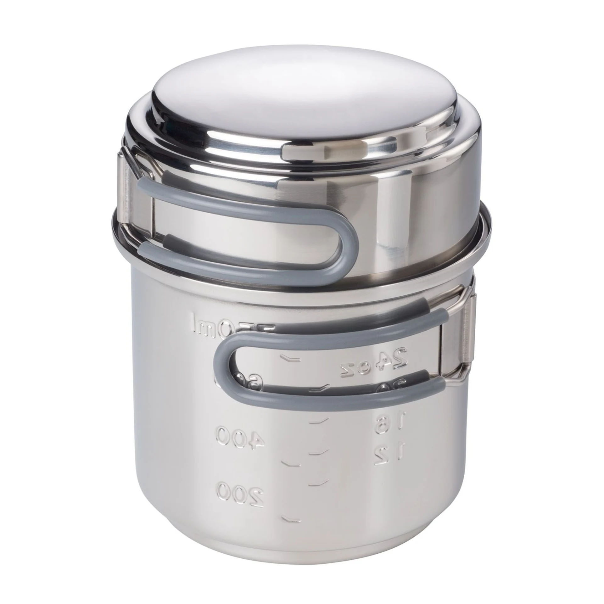 Set de cuisson à l'alcool Esbit, 470 ml / 985 ml Acier inoxydable 18/8