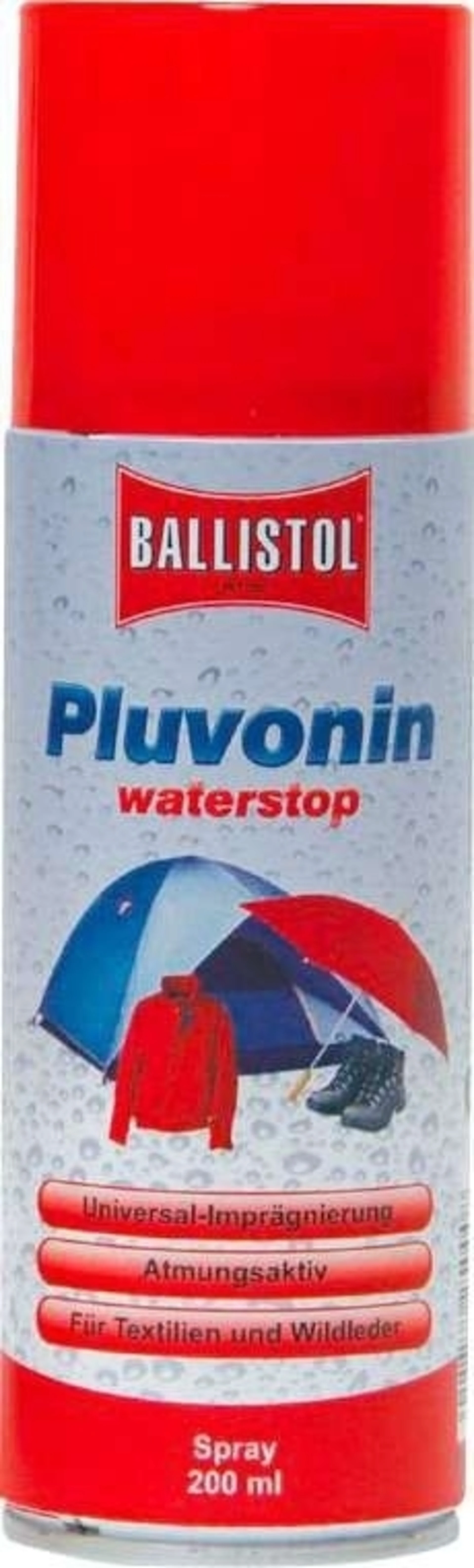 Ballistol spray imperméabilisant universel Pluvonin 200 m