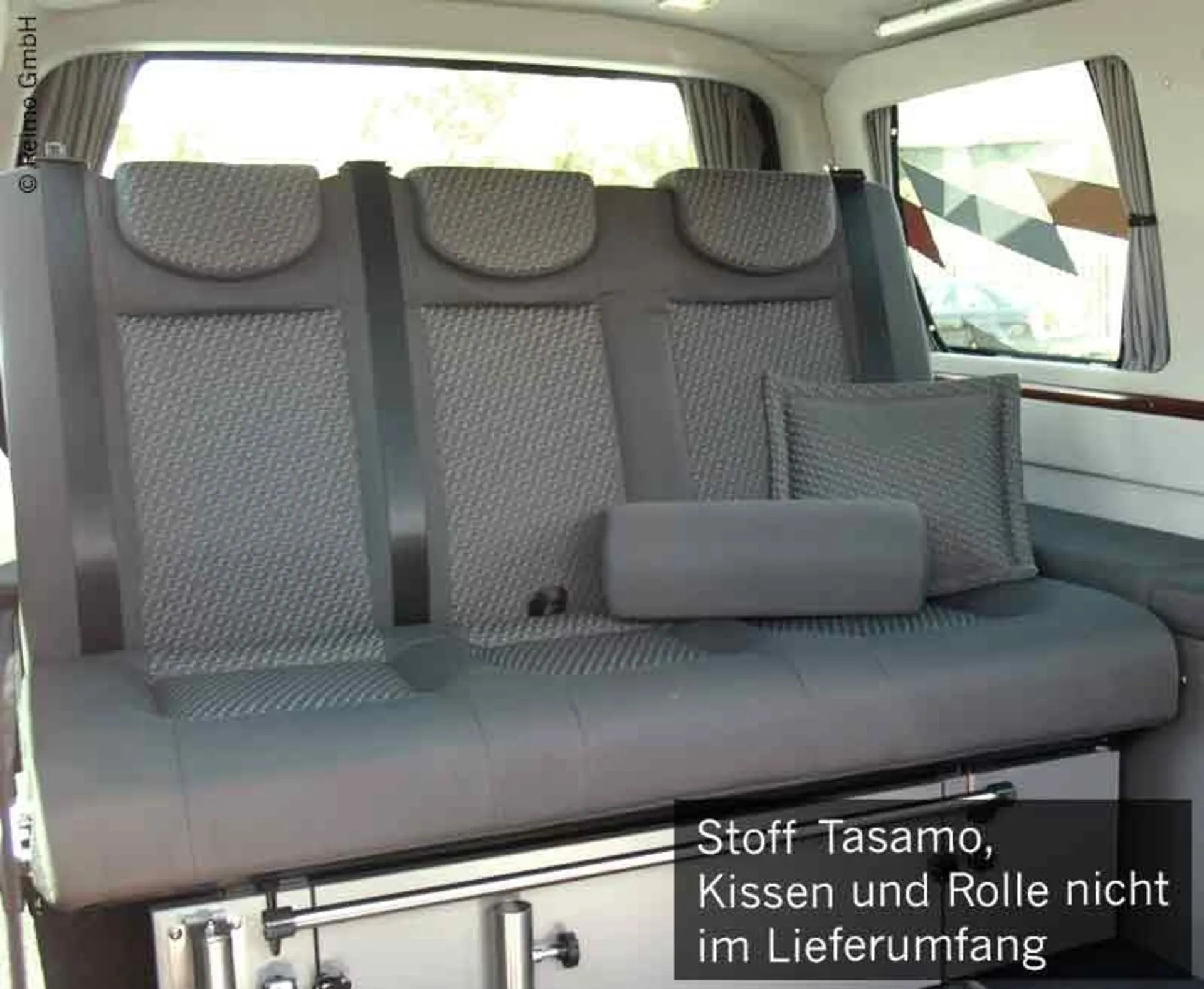 Banquette-lit VW T5 Weekender V3000 taille 17, 3 places, Tasamo T5 2 échangeurs thermiques
