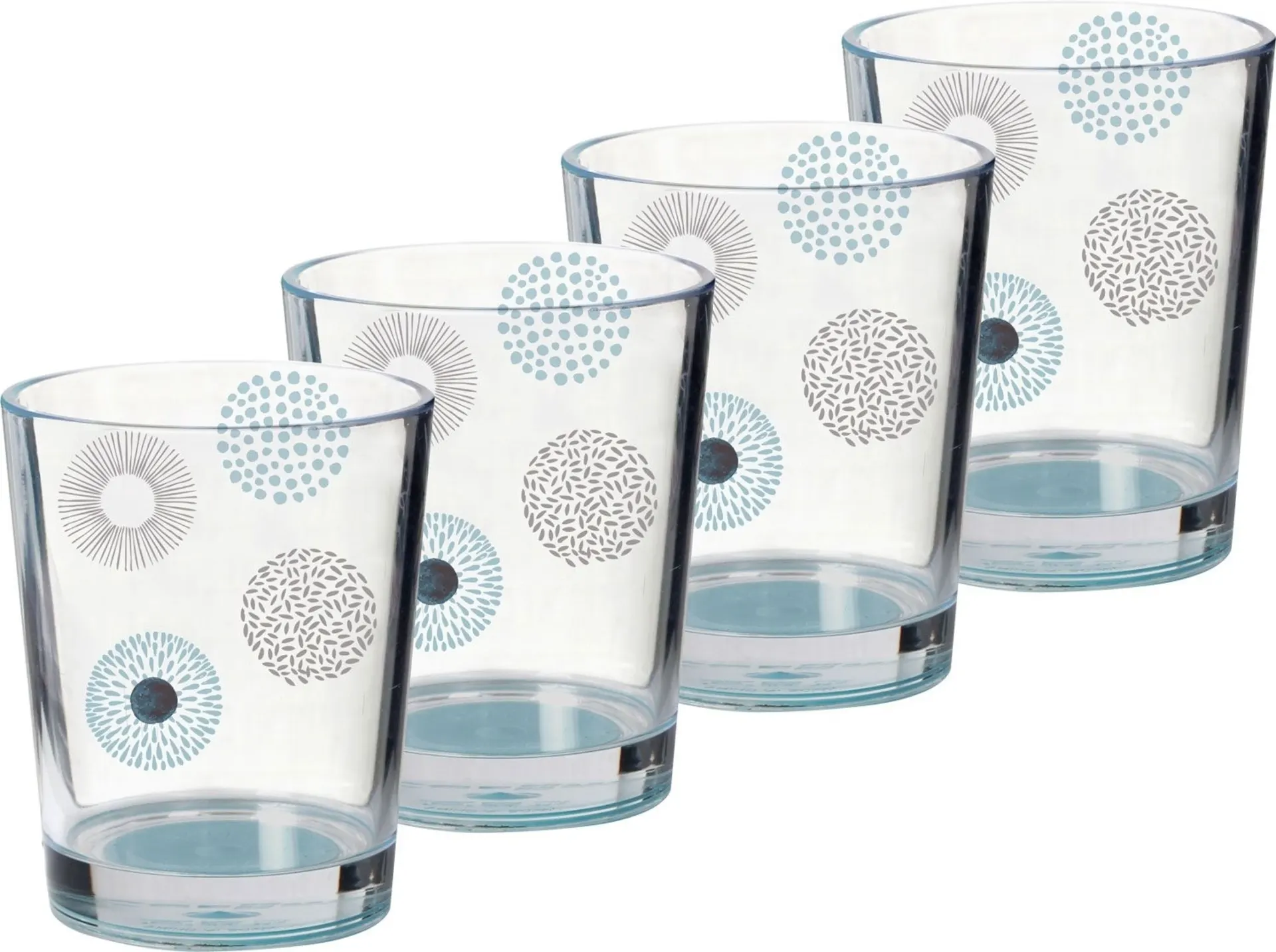 Brunner verre à boire acrylique Deep Sea 300 ml 4pcs