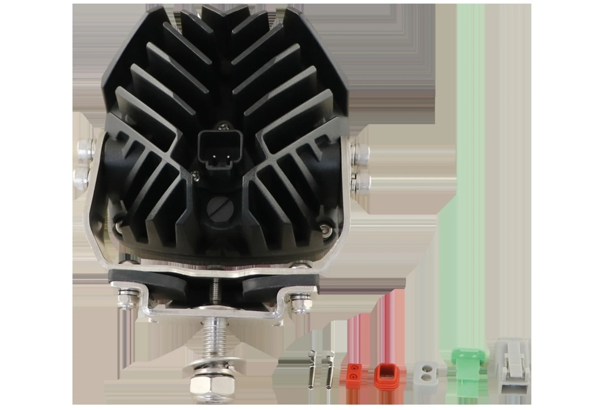 LED-Arbeitsscheinwerfer, beheizbar 12/24 V 40 W 105 x 95 mm, 4’800 lm, IP69K, 9 - 32 V, Breitstrahler