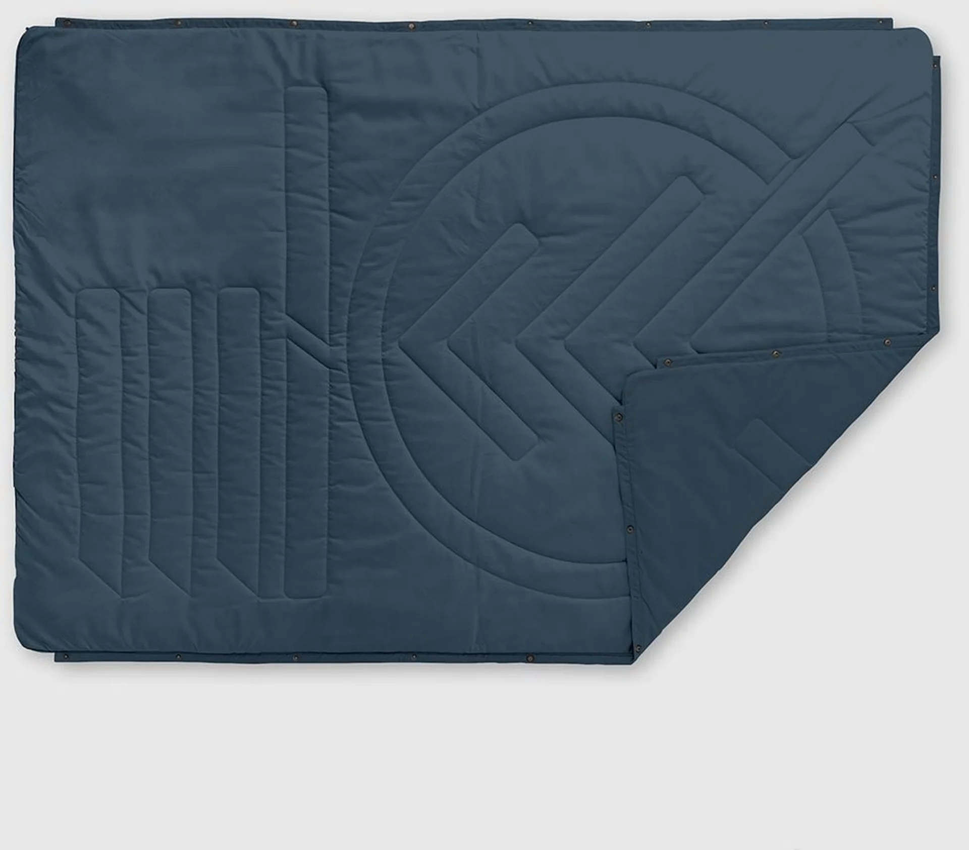 Couverture de camping d'extérieur Voited en ripstop recyclé, gris marais