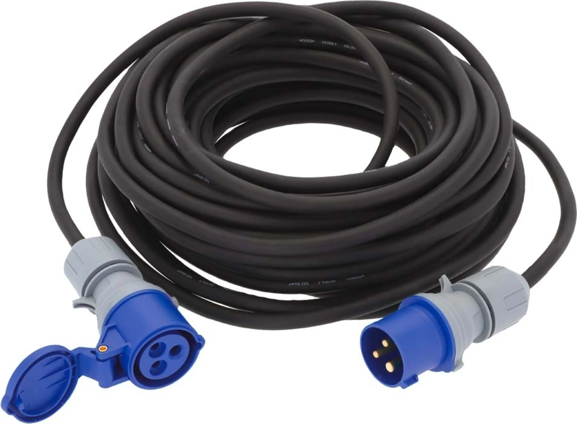 Berger CEE Verbindungsleitung CEE-Stecker und CEE-Kupplung 25 m