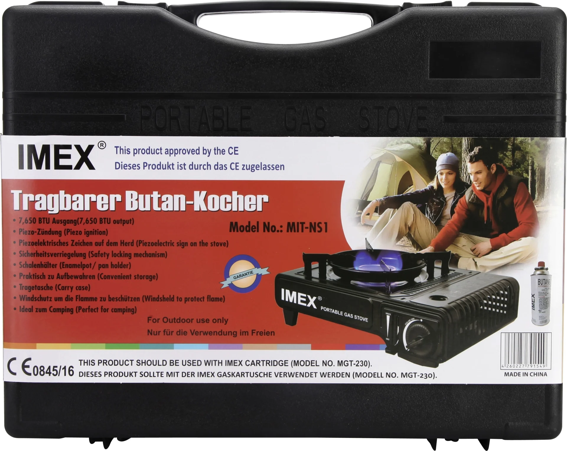 Réchaud à gaz Imex