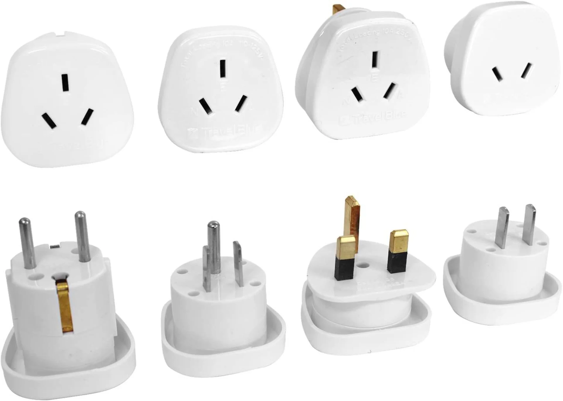 Outbound Reise Adapter Set für über 150 Länder 4-teilig inkl. Tasche