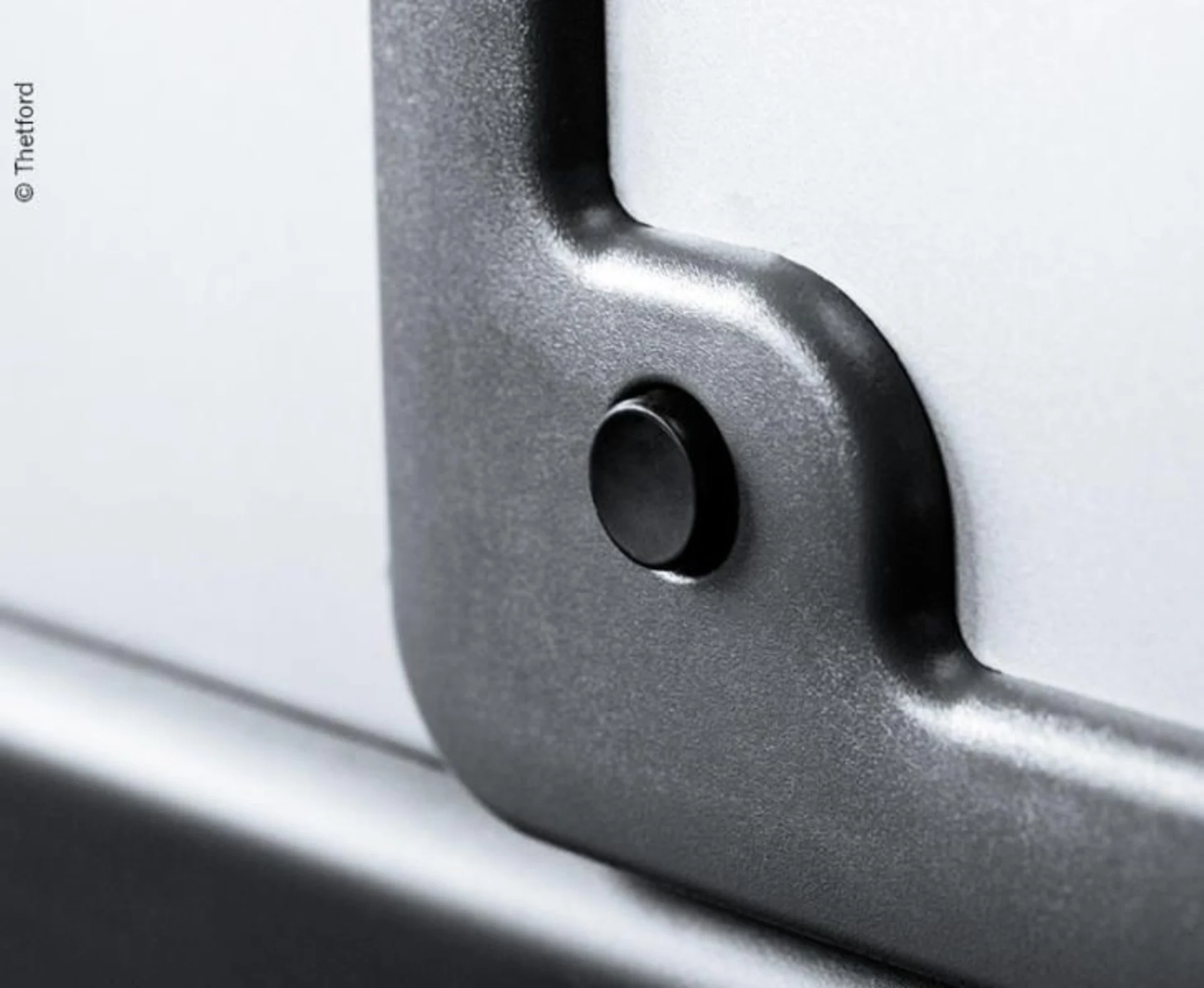 Magnetknopf schwarz für Service Door 3