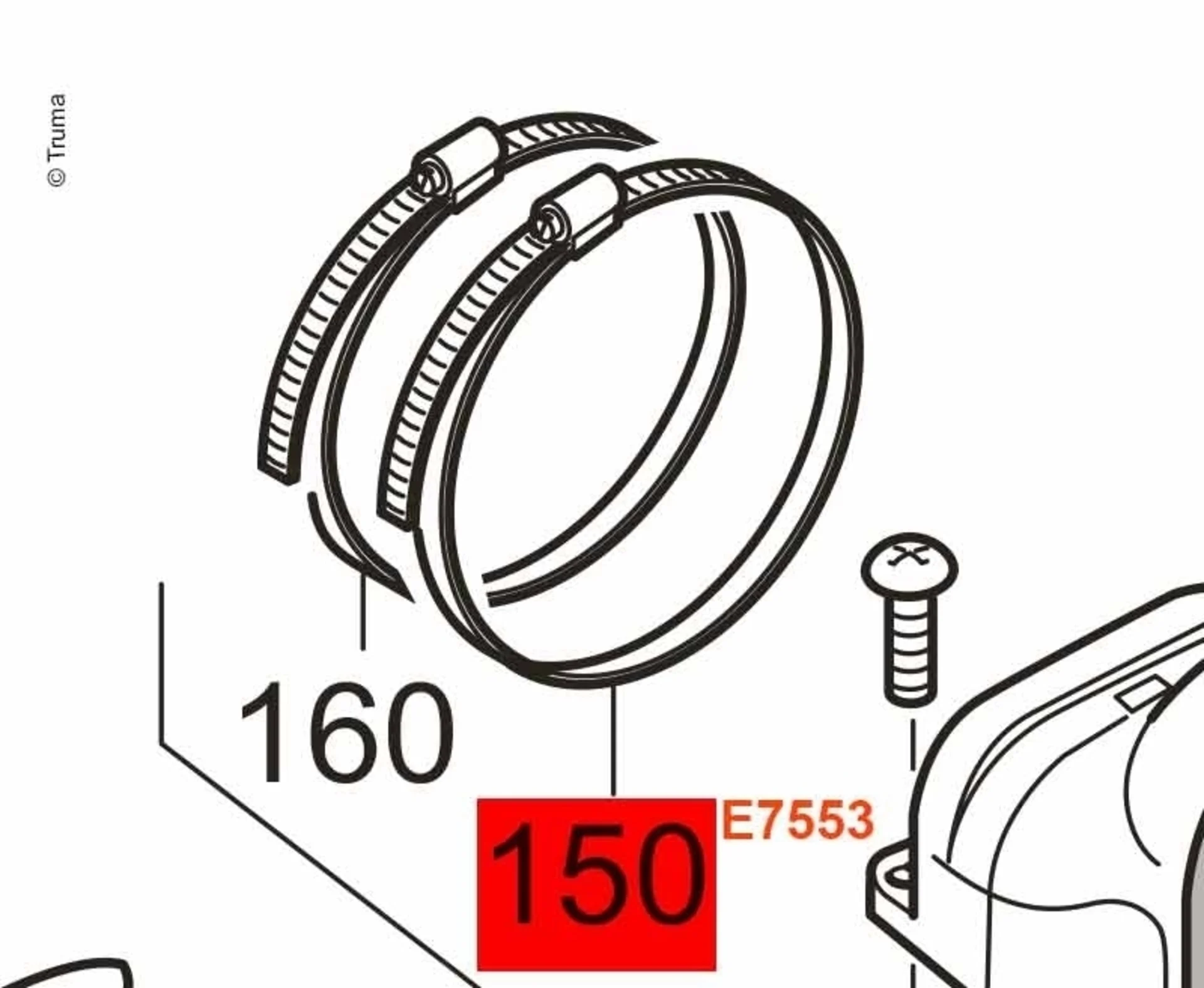 Collier de serrage 90-110