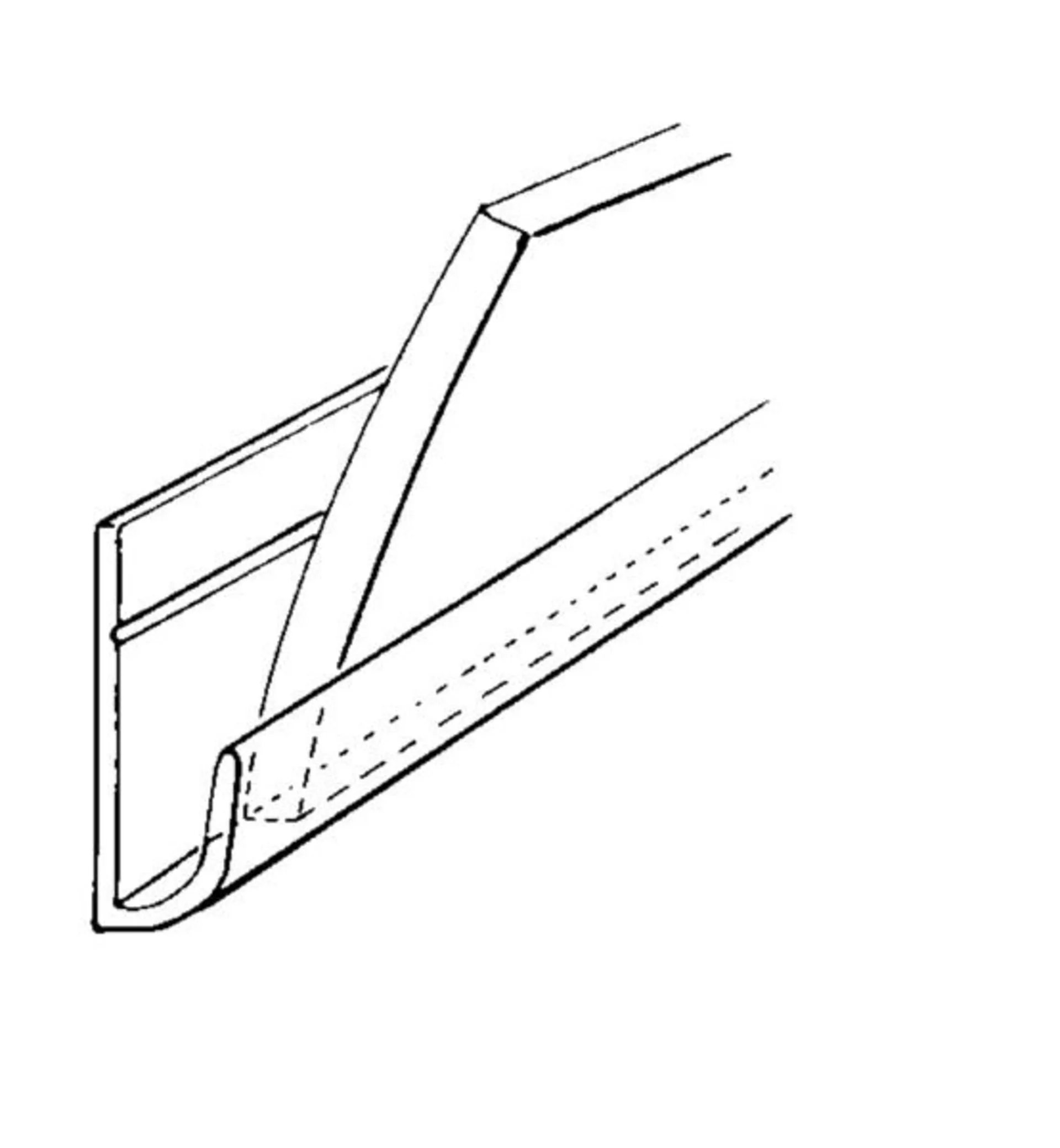 Aluminium Abschlussprofil für Verkleidungsplatten (3-4mm)