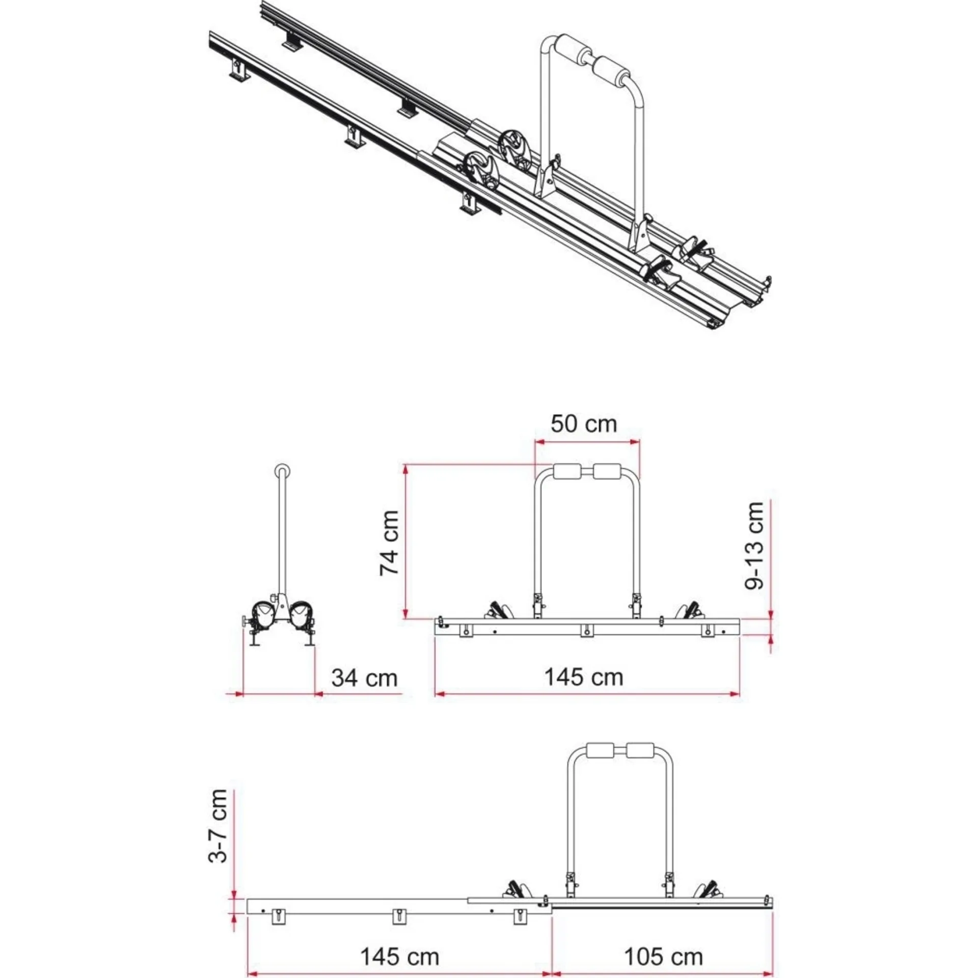 Fiamma Fahrradträger Carry-Bike Garage Slide Pro Bike