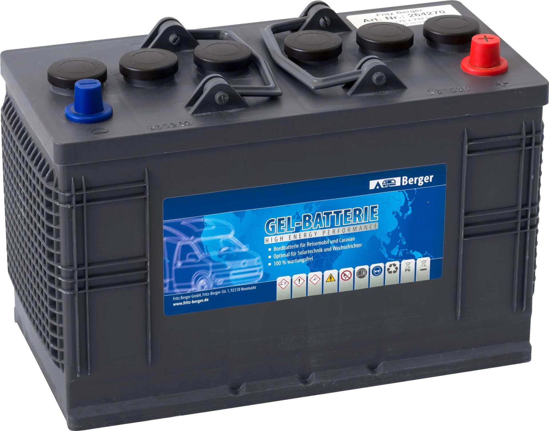 Batterie gel Berger 12 V / 100 Ah