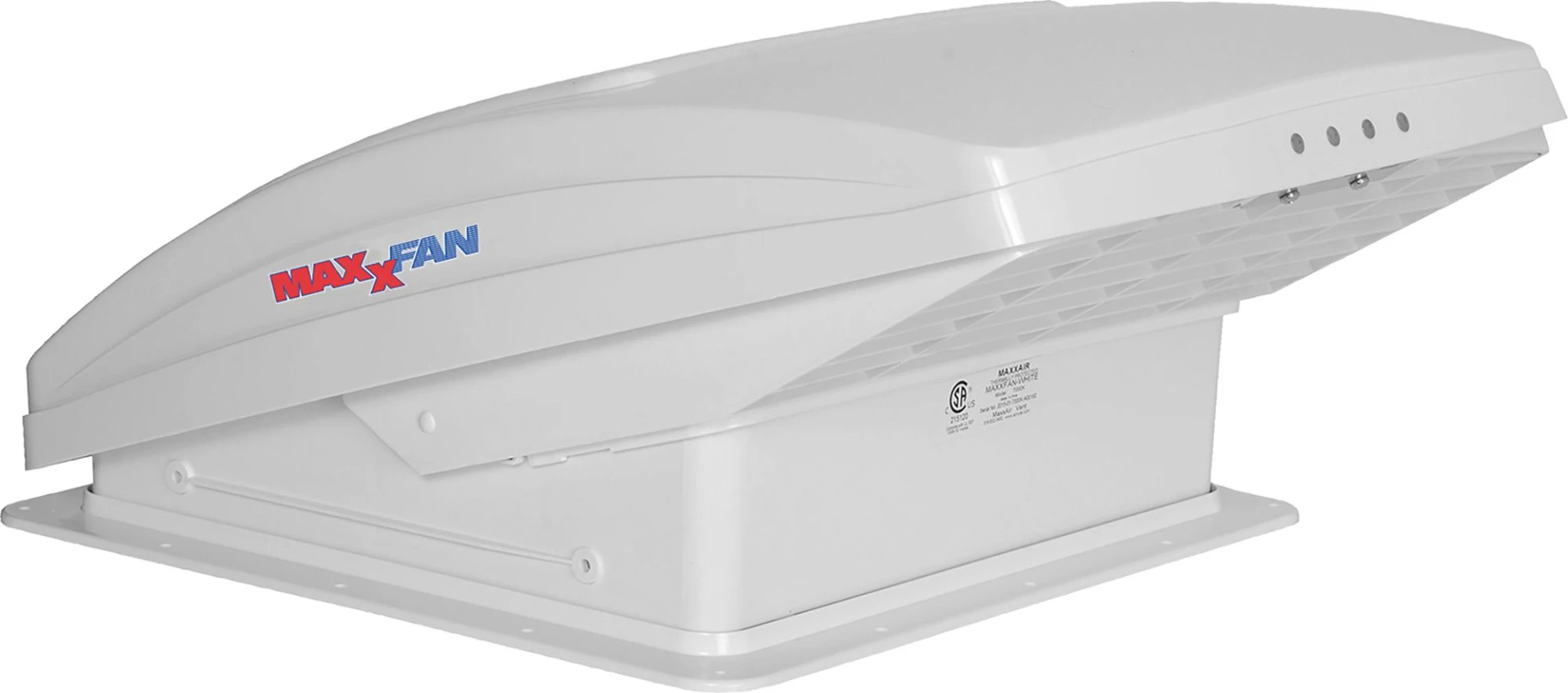 Airxcel Maxxfan Deluxe Dachhaube / Ventilationssystem 12 V 40 x 40 cm weiß