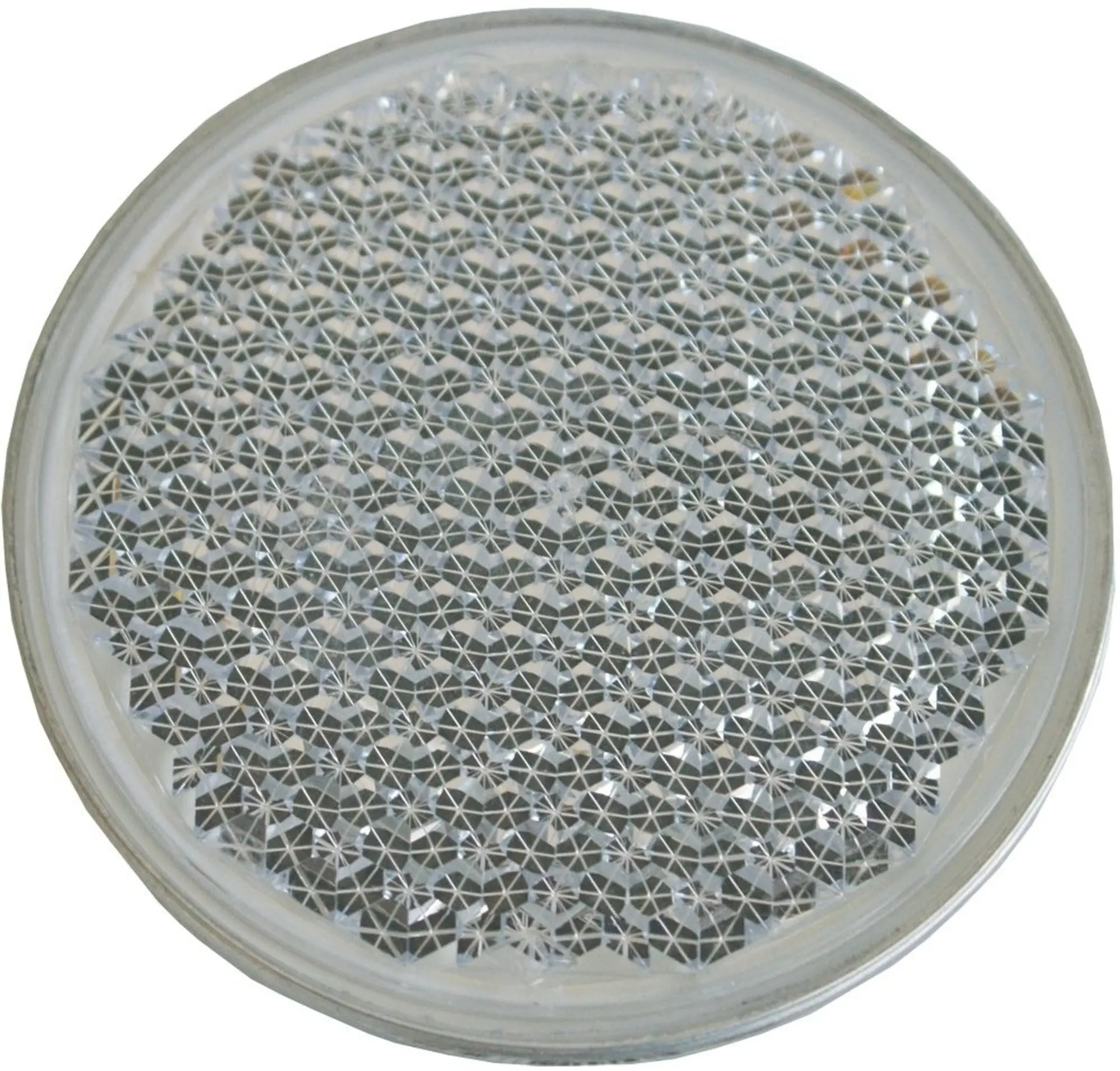 WEGU Ersatzglas für Rückstrahler rd. ws Ersatz zu RGL08ws + RP08ws (Pendel)