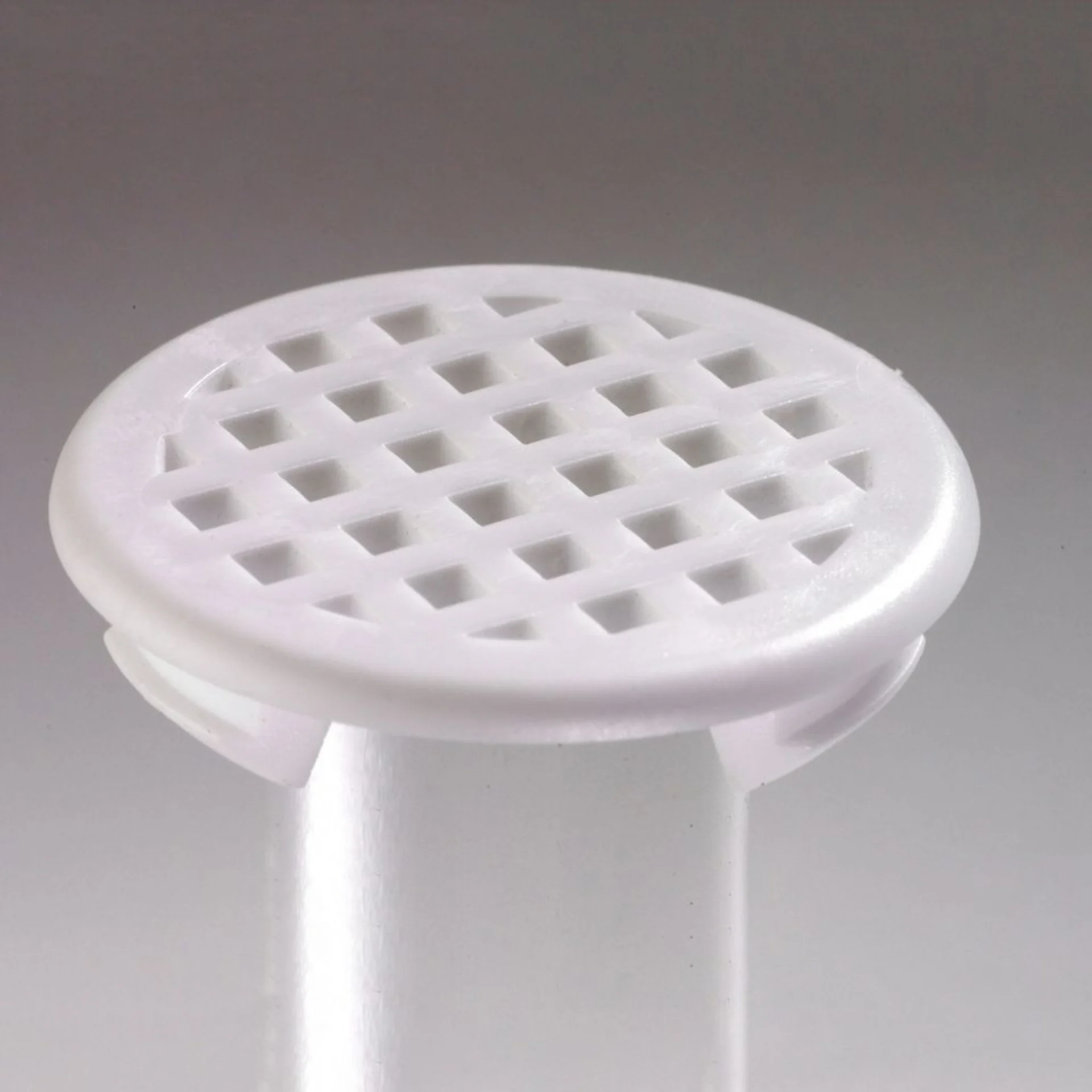 Rosace de ventilation ø 37 mm, plate, blanche