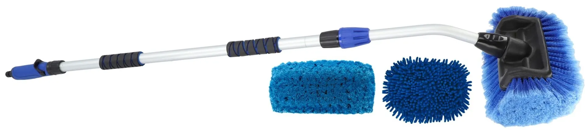 Berger Kit de brosses de lavage télescopiques 3 pièces longueur 130 - 190 cm Berger Kit de brosses de lavage télescopiques 3 pièces longueur 130 - 190 cm