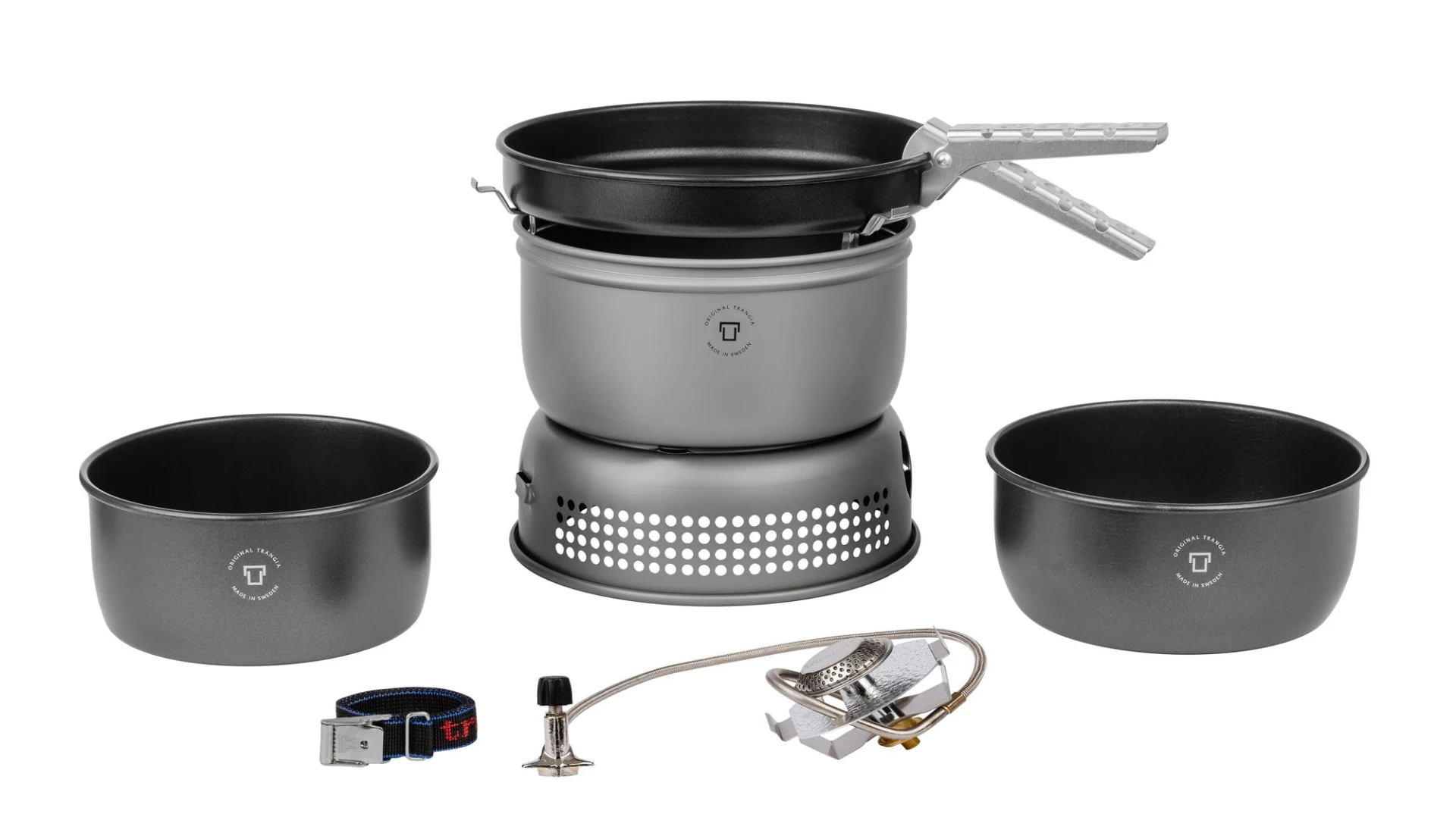Trangia Trangiakök 25 - 5 HA Campingkochset 3- teilig mit Gasbrenner Set 2