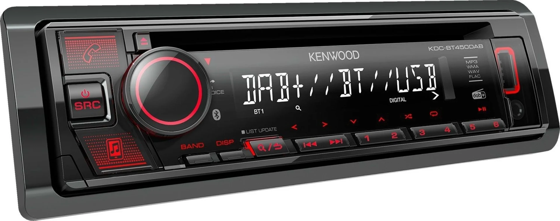 Kenwood KDC-BT450DAB 1DIN DAB+ Autoradio