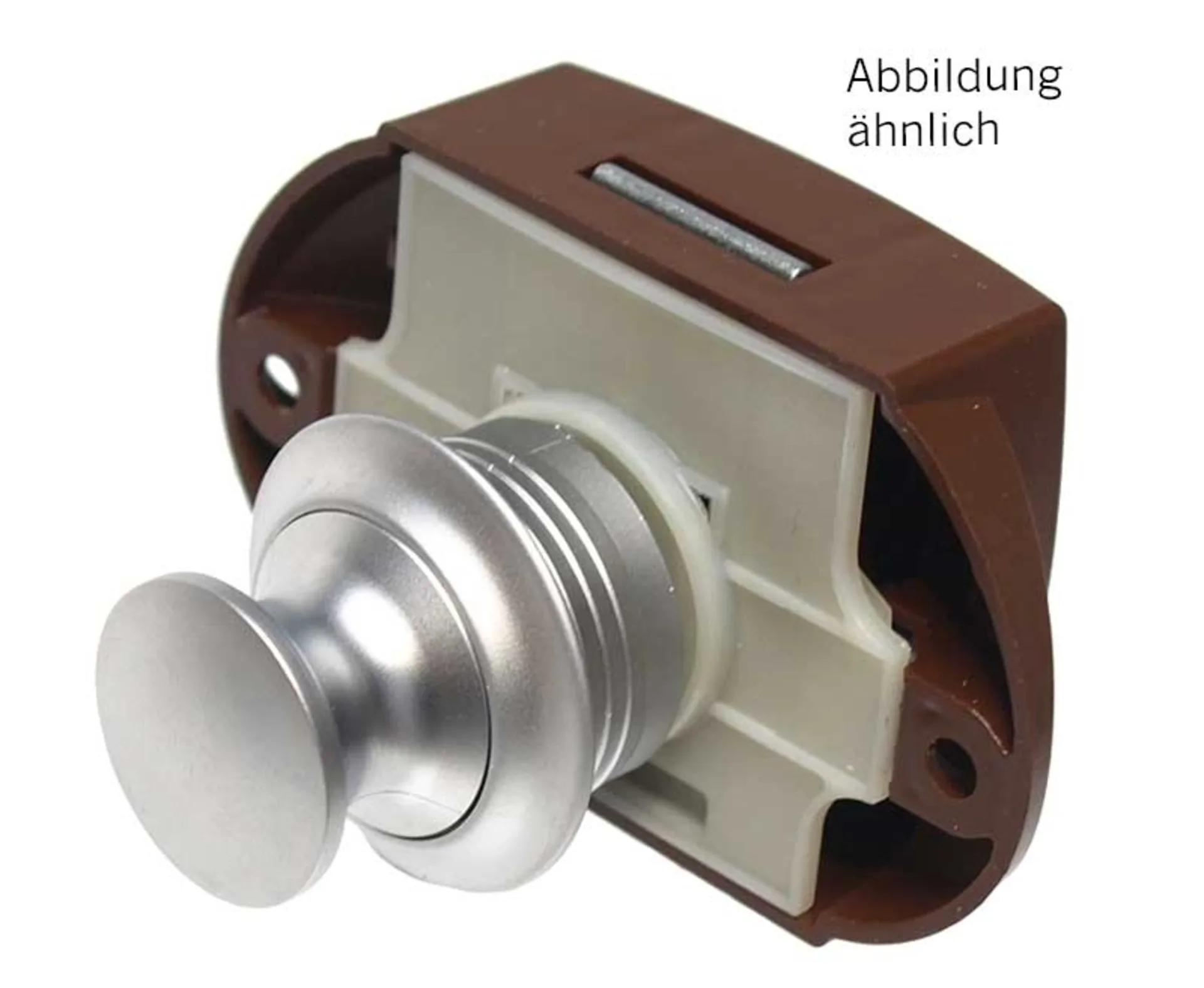 Push Lock actionnable des deux côtés pour la fabrication de meubles en argent avec fonction libre-service