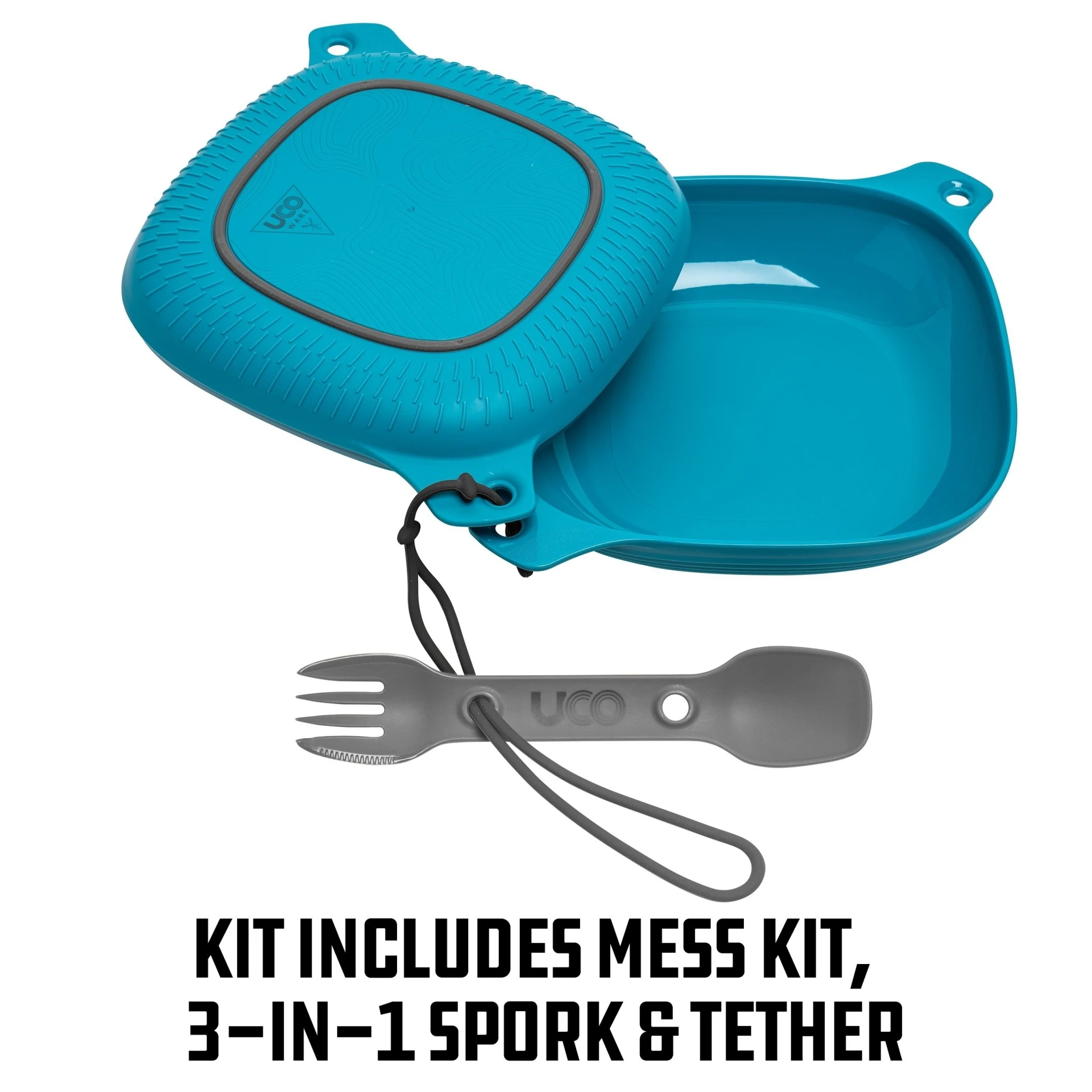 Four Piece Mess Kit Classic Blue UCO Ware