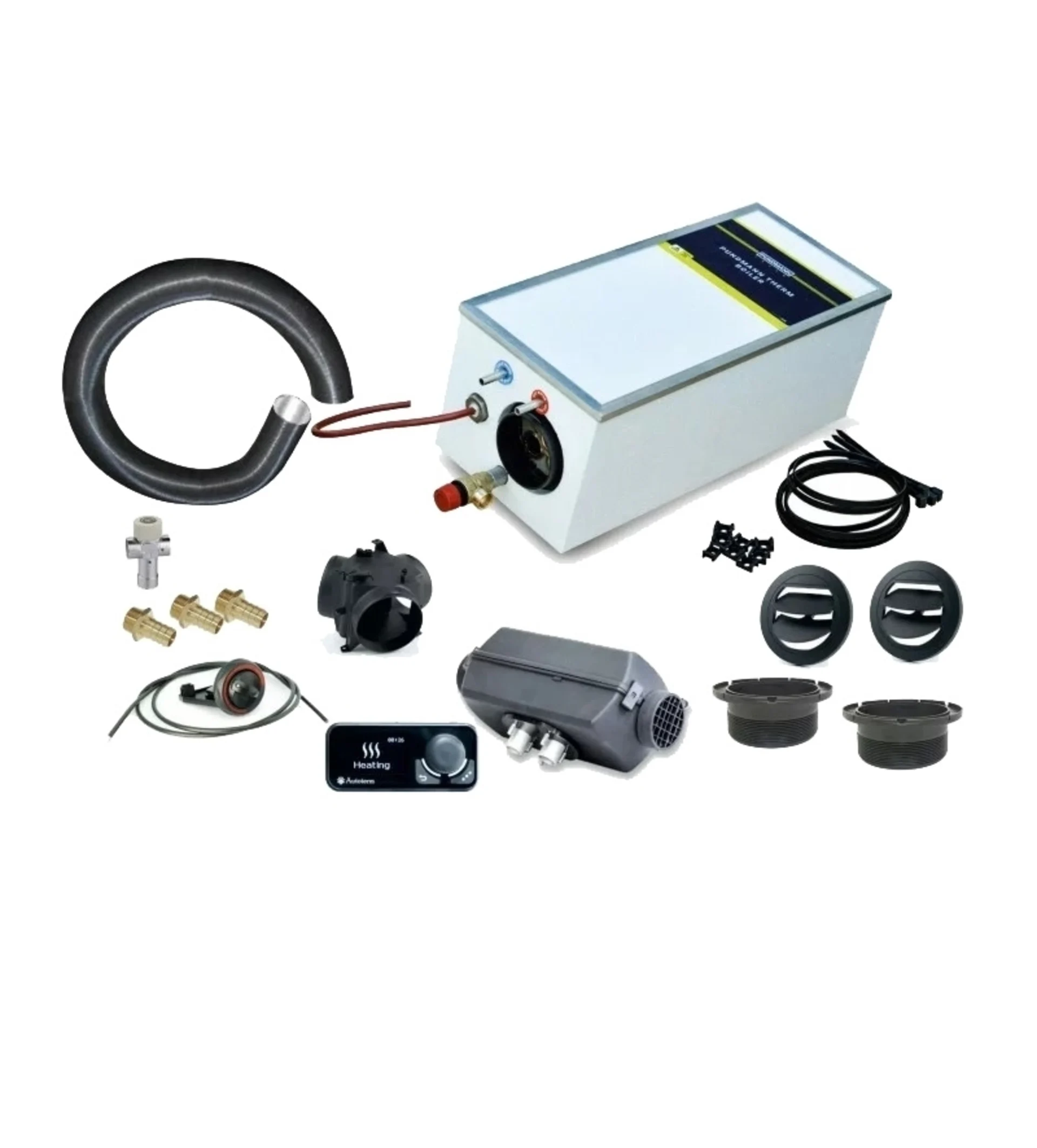 Pundmann Kit de douche chaude 6 l Air 2D 12 V / 200 W