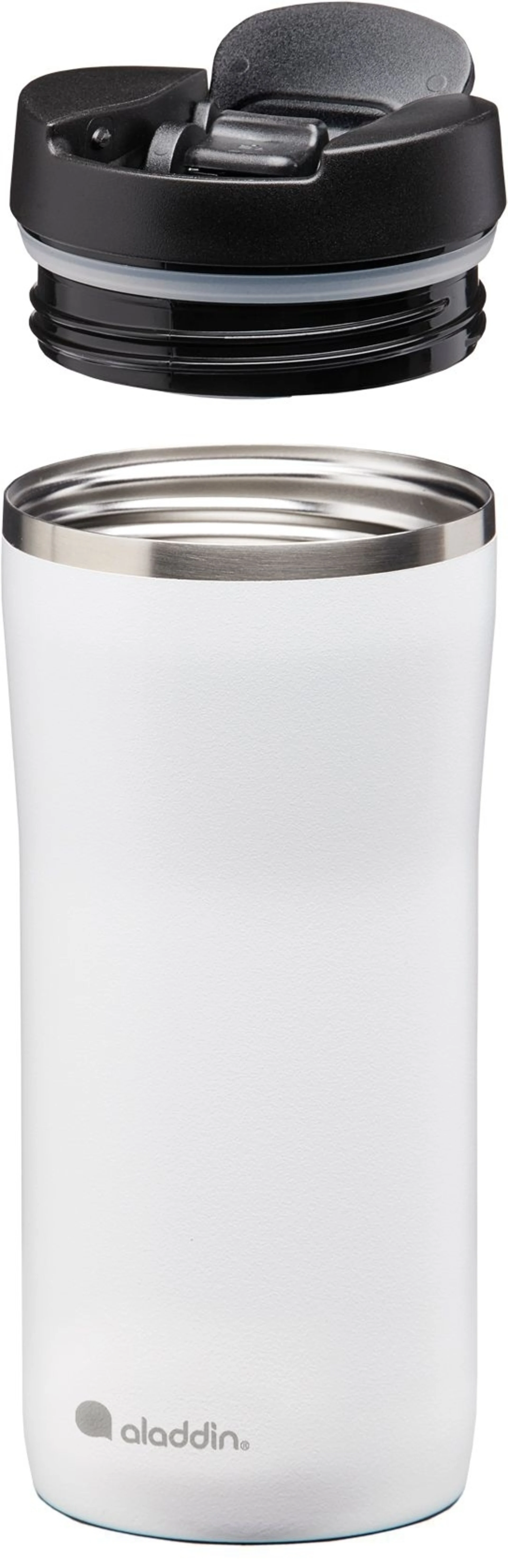 Aladdin Barista Mocca gobelet isolé en acier inoxydable 0,35 litre blanc neige
