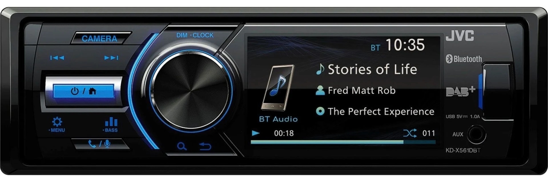 JVC KDX-561 DBT DAB+ Autoradio