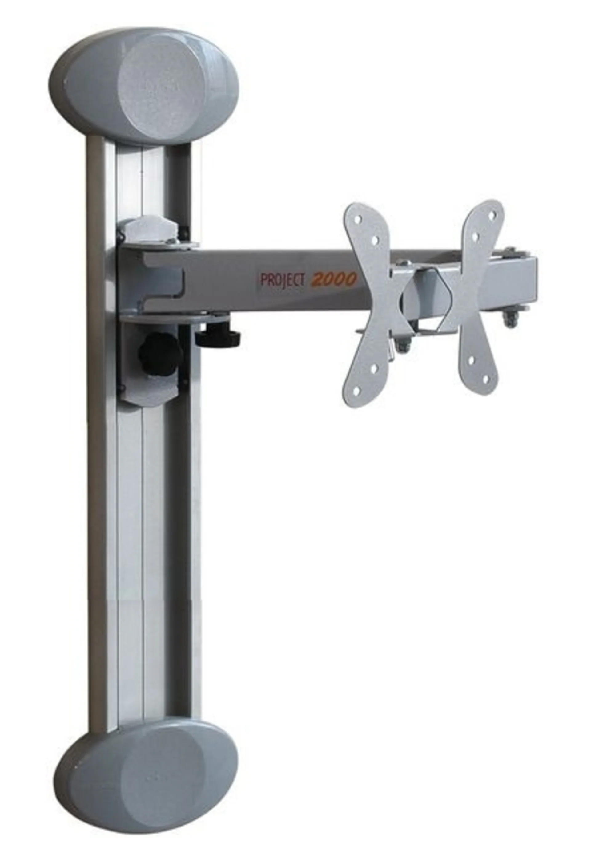 Wandhalterung für Fernseher mit Höhenverstellung, silber, belastbar bis 8kg