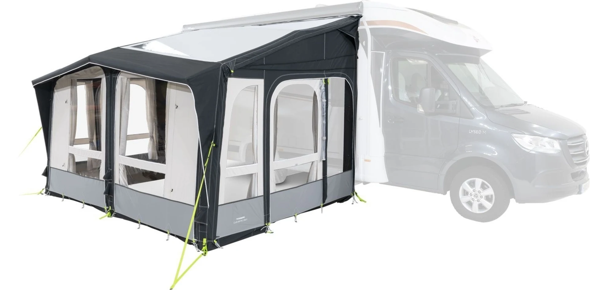 Dometic Club AIR Pro 390 M Aufblasbares statisches Vorzelt Breite 3,9 m Anbauhöhe 265 - 295 cm