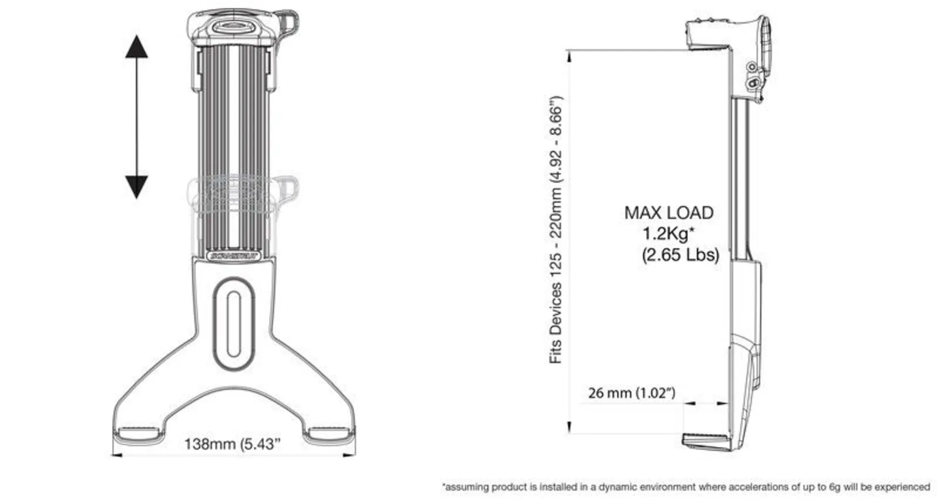 Tablet-Halterung von ROKK