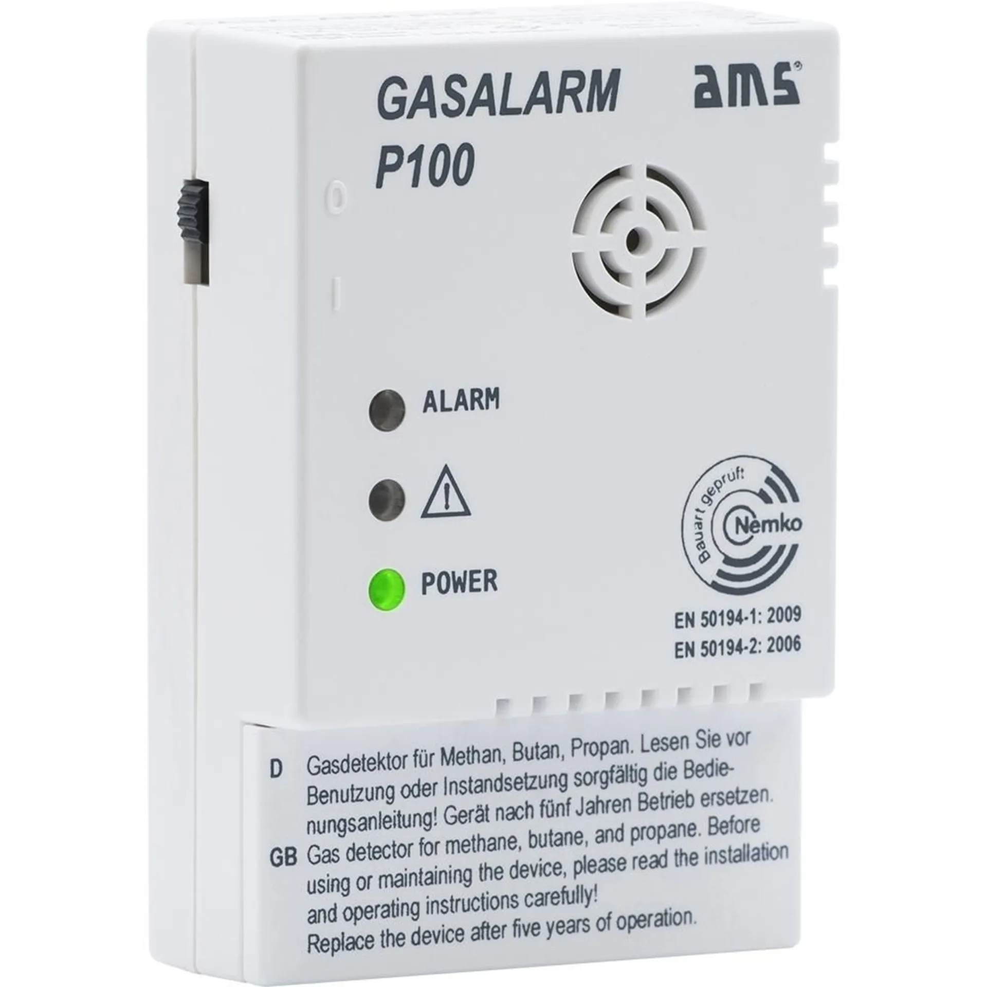 AMS Gasalarm P100