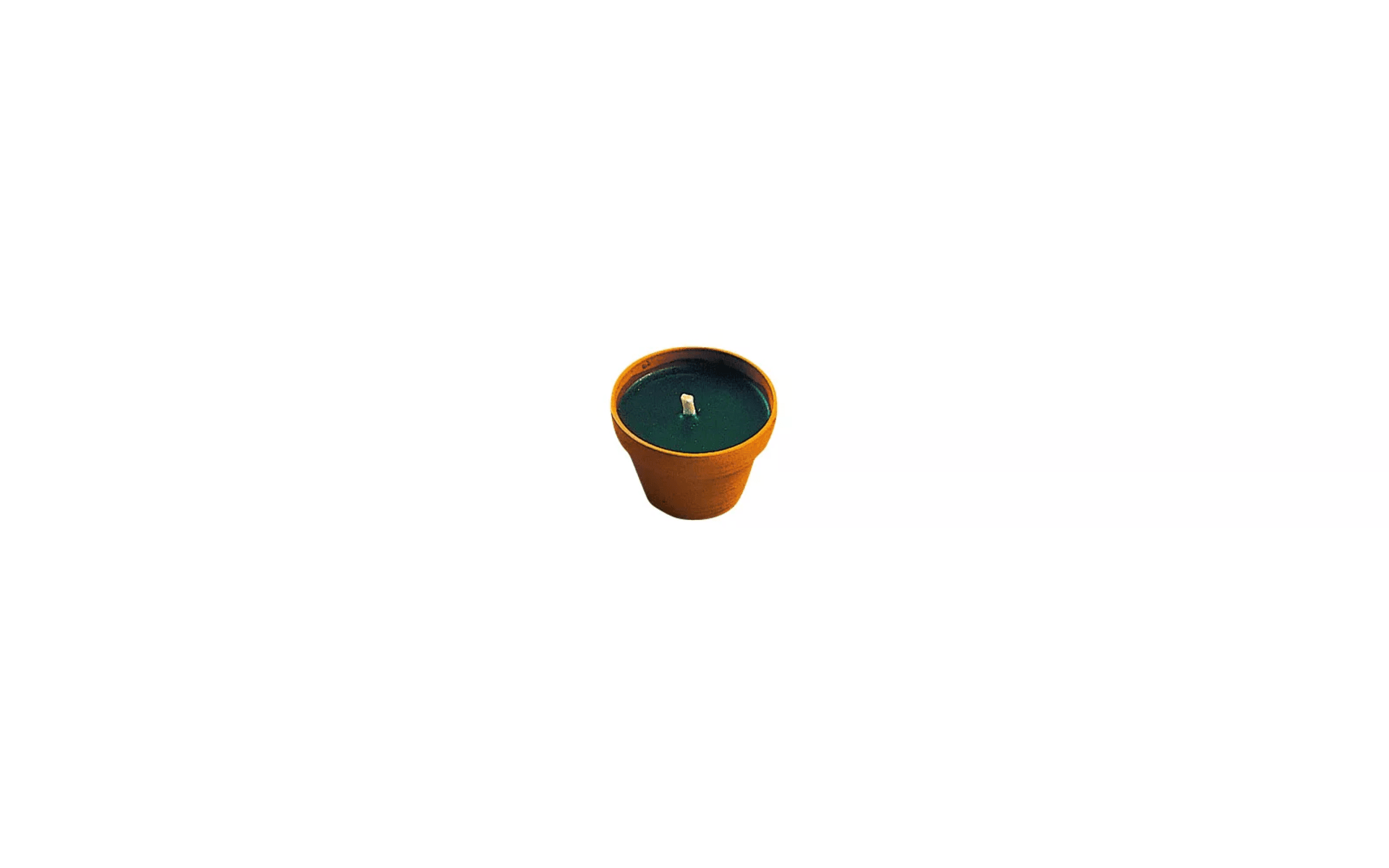 TGO Bougies de fête dans un pot en terre cuite avec répulsif à moustiques pack de 3