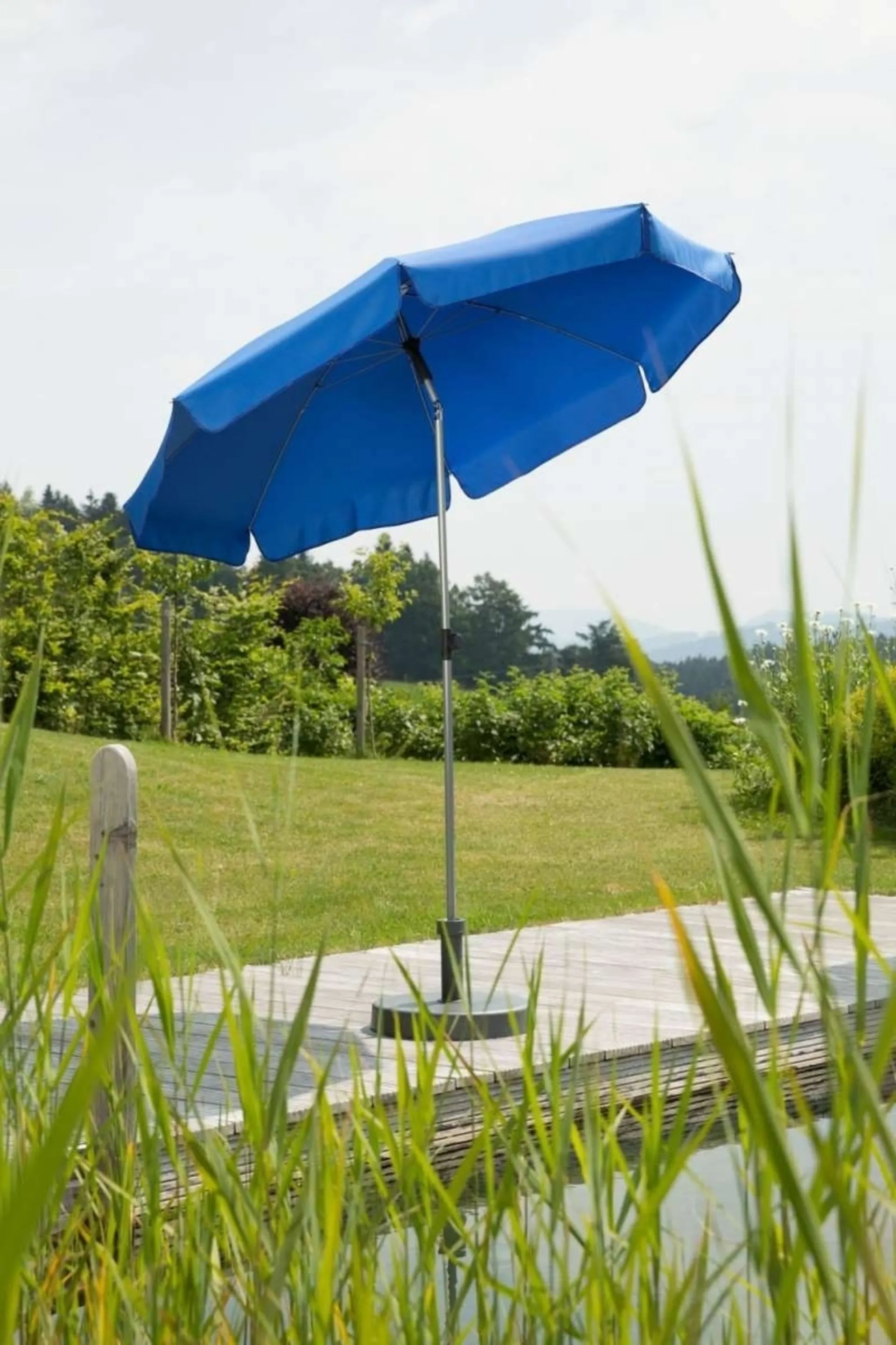 Schneider Sonnenschirm Locarno rund blau Schneider Sonnenschirm Locarno rund blau