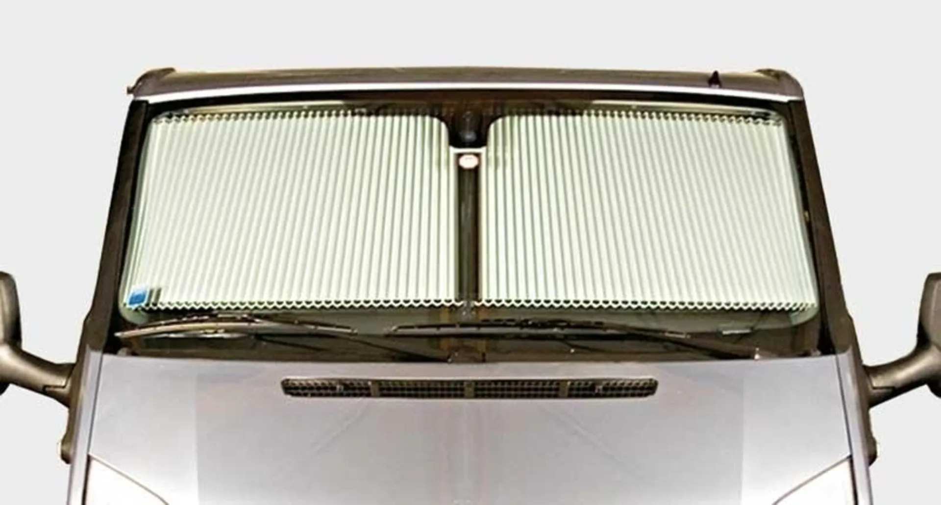 Remis REMIfront III Obscurcissement de la cabine Pare-brise Mercedes Benz Sprinter (année de construction 2006 - 2018) et VW Crafter (année de construction 2006 - 2016) Pied de rétroviseur coudé