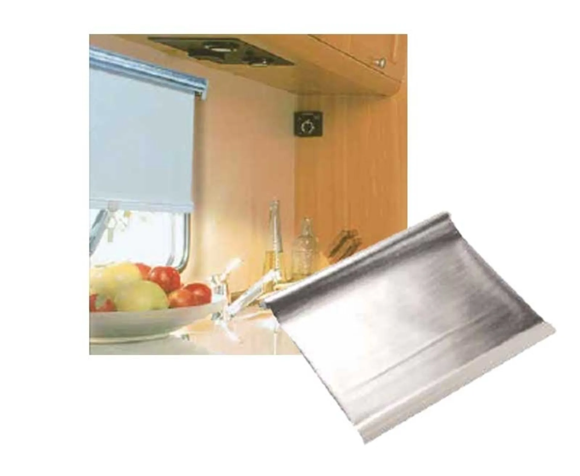 REMIS - Springrollo Grauweiß 620x600mm