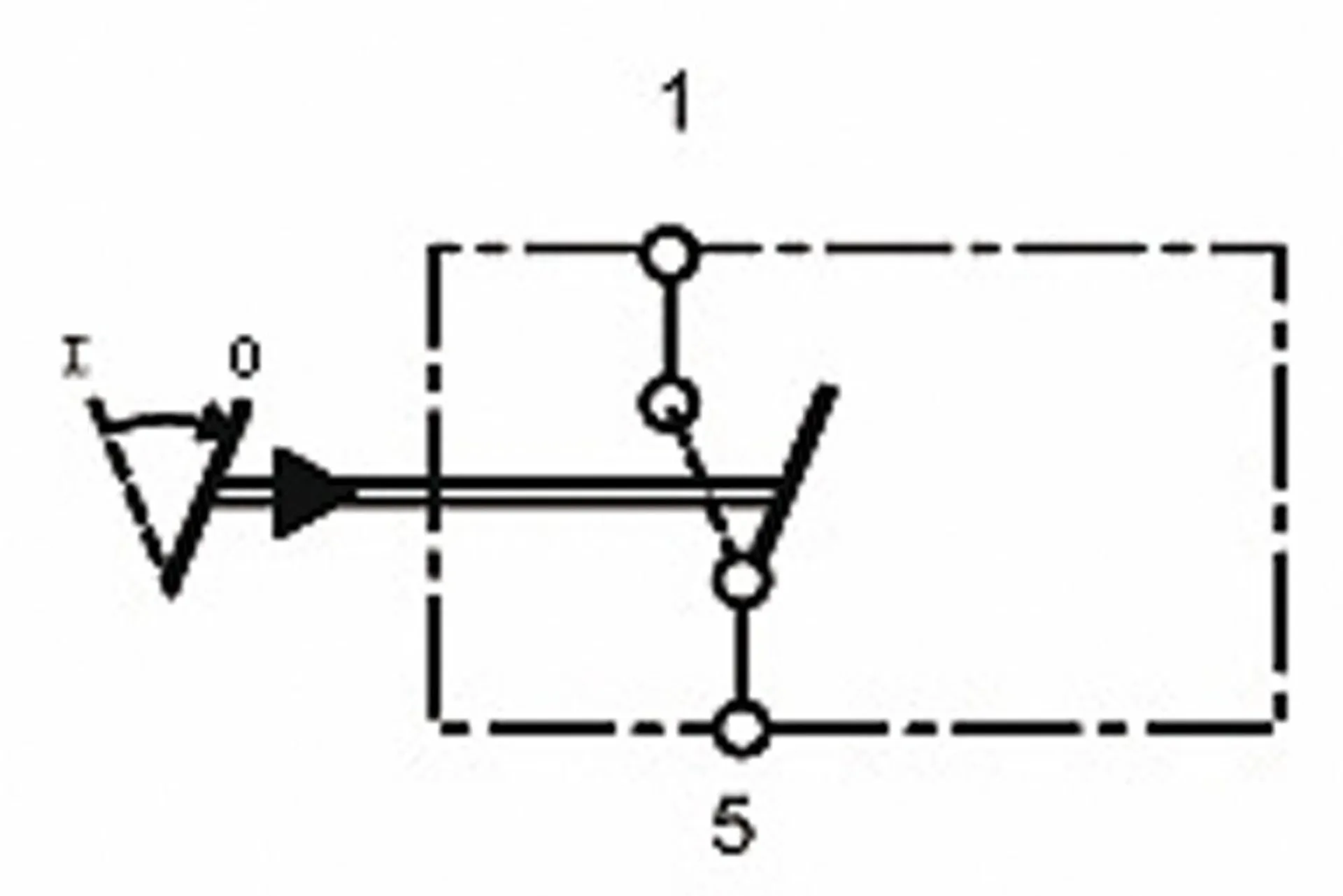 Pneutron Taster DTW "heben/senken blau“