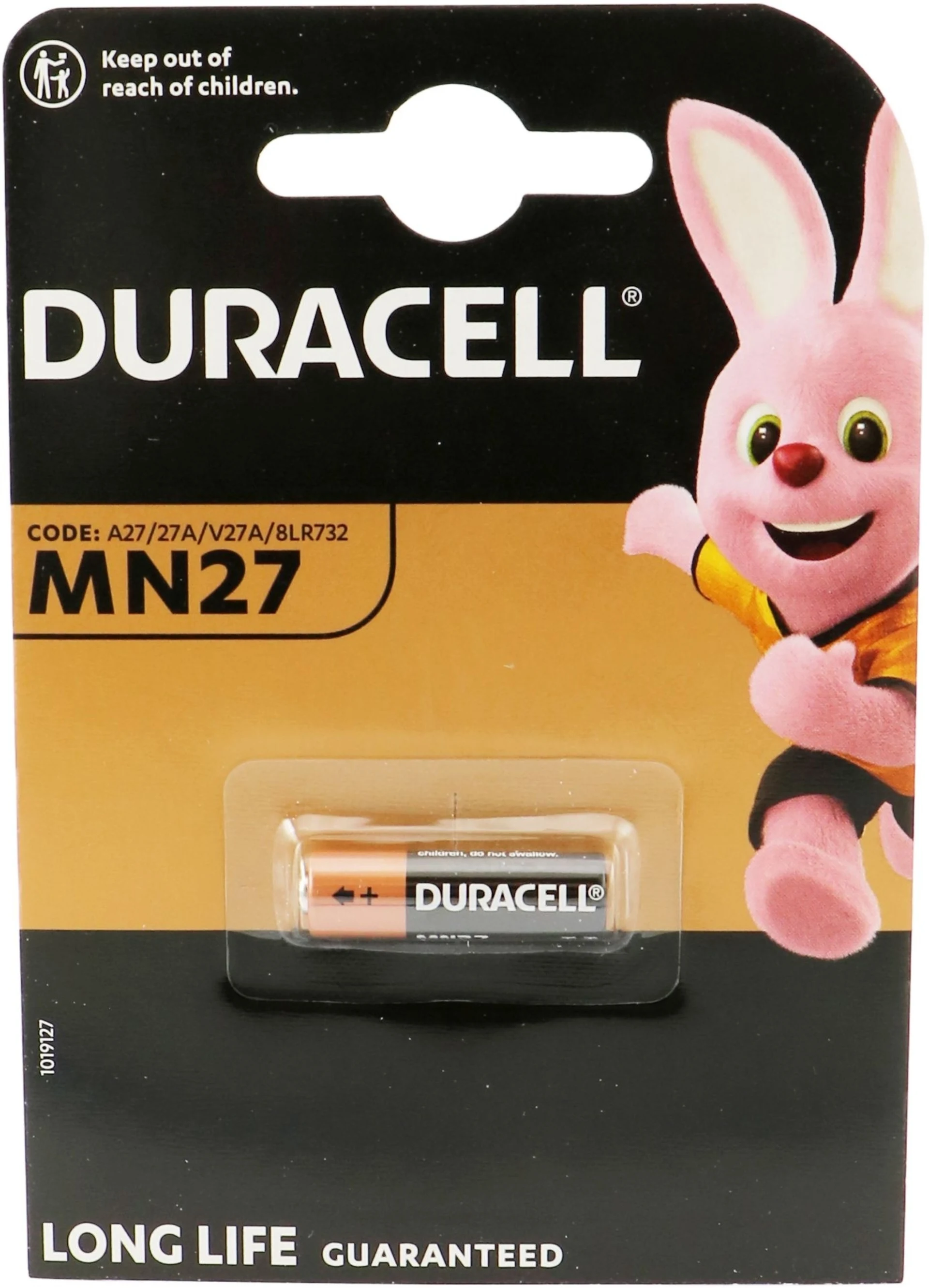 27A Duracell-Batterien 1 Stk. Duracell - MN27 - Packung à 1 Stück 27A Duracell-Batterien 1 Stk. Duracell - MN27 - Packung à 1 Stück