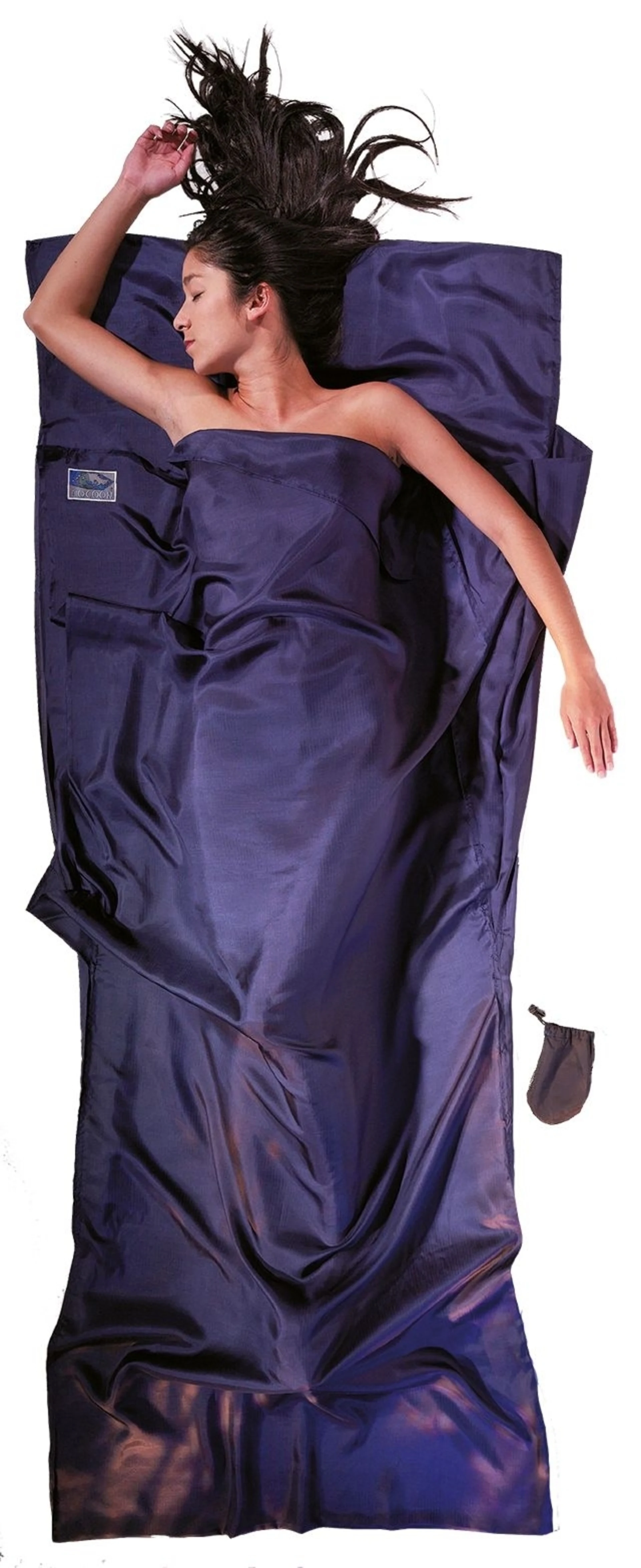 Sac de couchage de voyage léger Cocoon, rectangulaire, en soie ripstop « Tuareg » Sac de couchage de voyage léger Cocoon, rectangulaire, en soie ripstop « Tuareg »