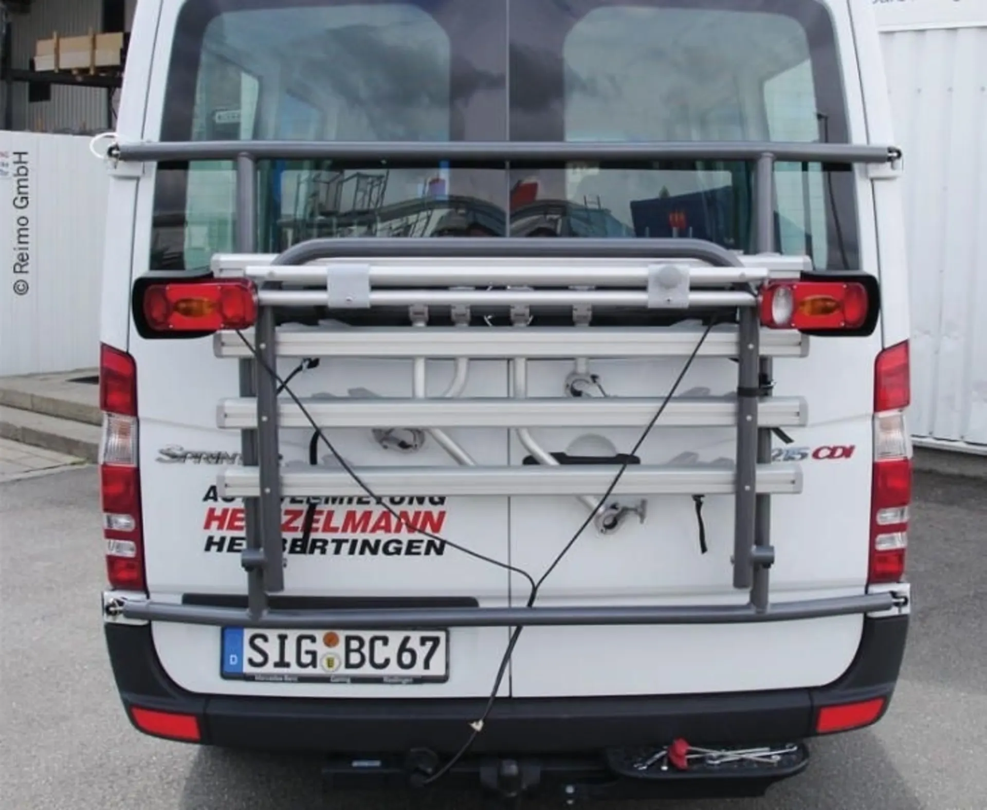 Beleuchtungsleiste für EuroCarry Fahrradträger