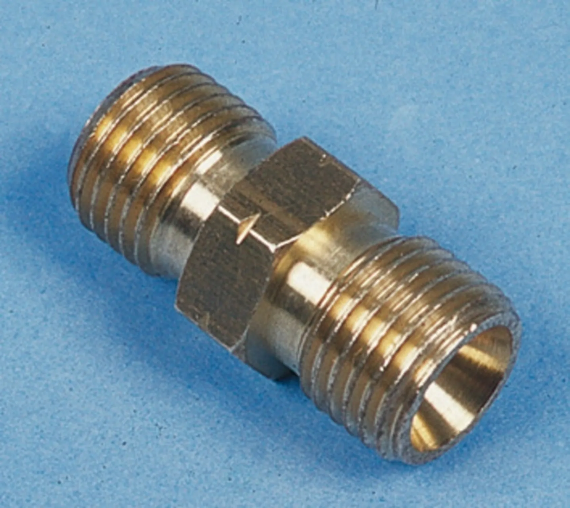 Kupplung für Gasschlauch - Beidseitig 1/4" Außengewinde