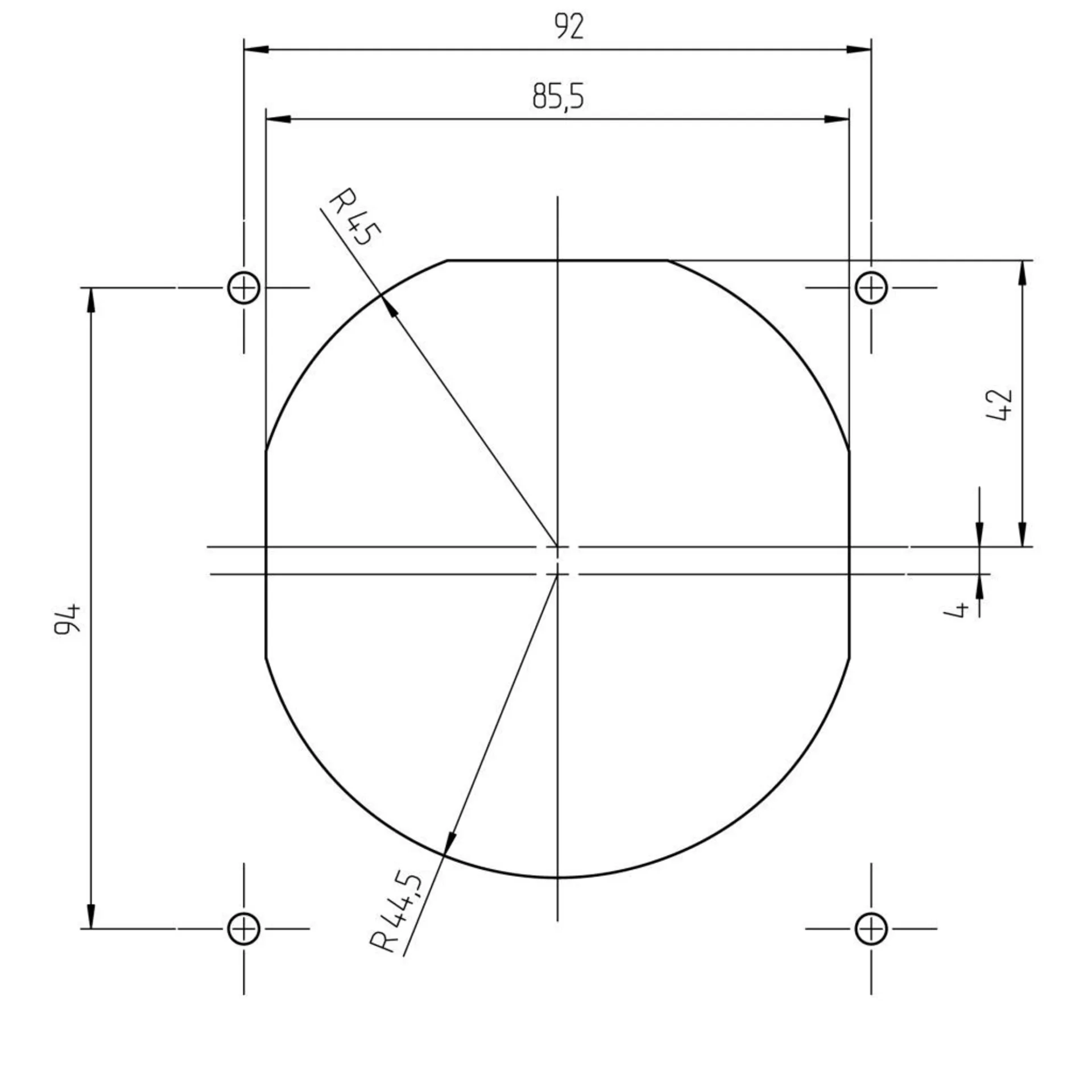 Vorzeltdose Universal weiss